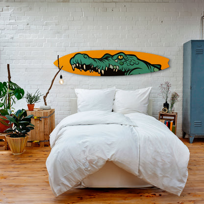 THREATENING GREETING Painel Decorativo Prancha de Surf