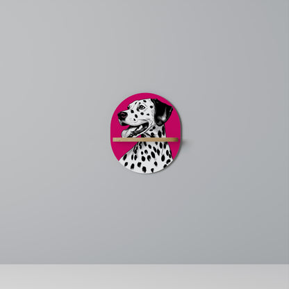 DALMATIAN SMILE Art Shelf