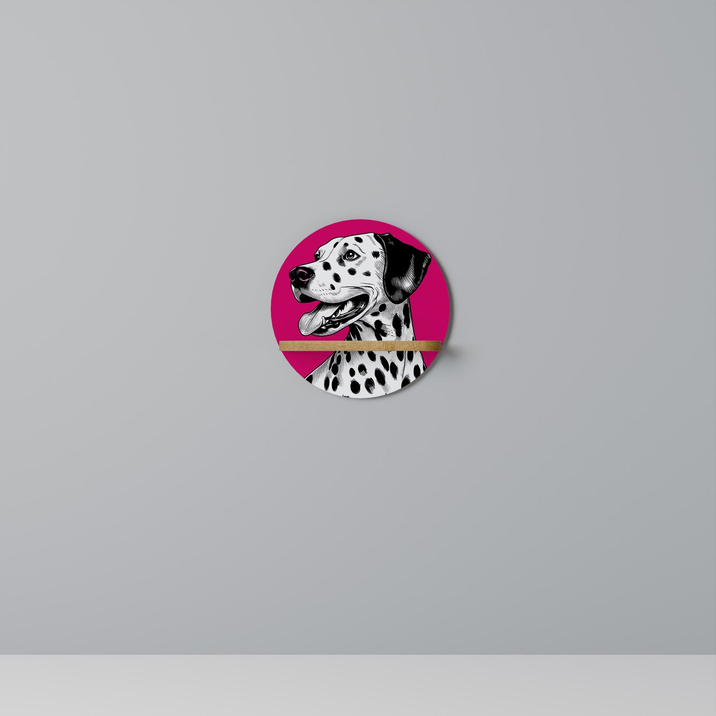 DALMATIAN SMILE Art Shelf