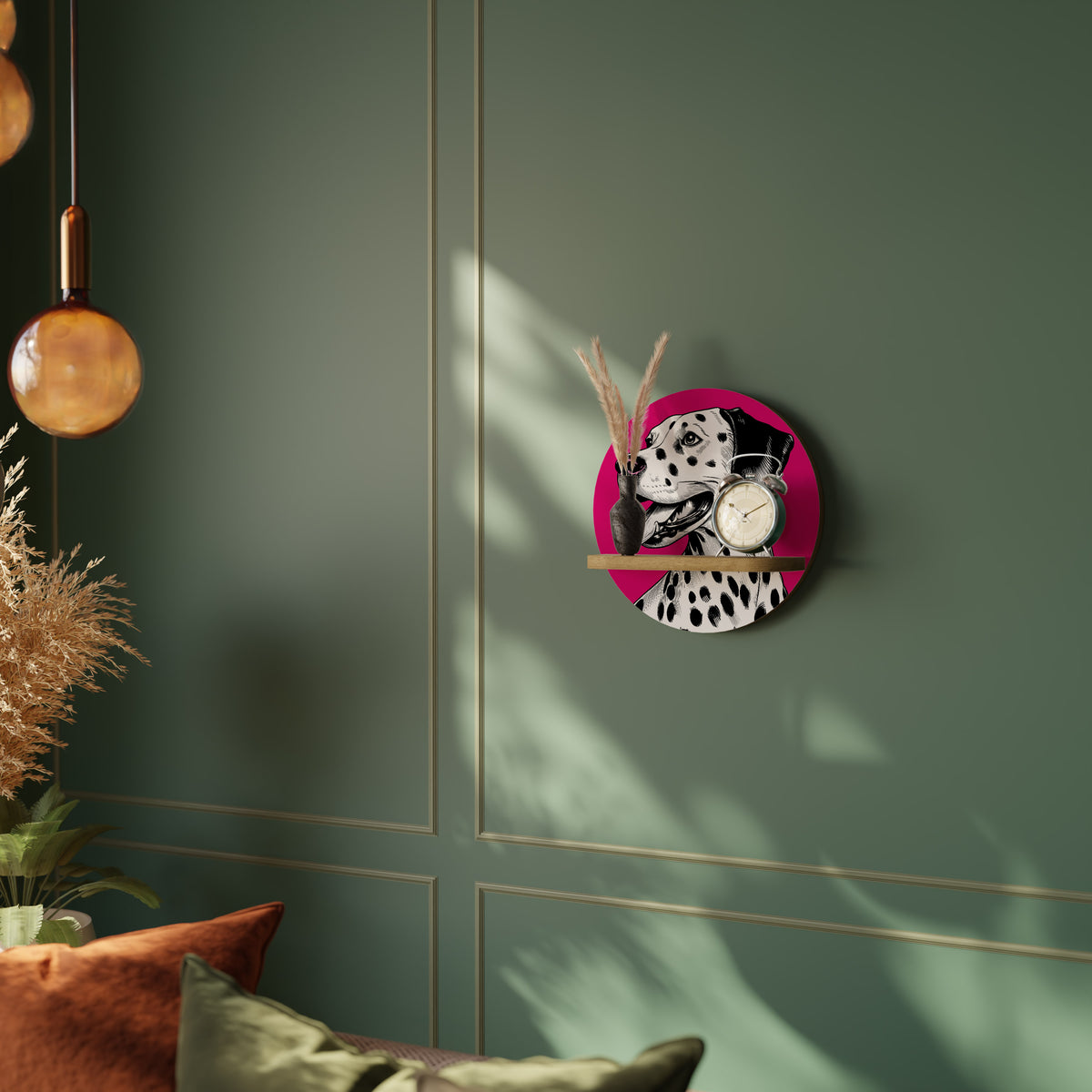 DALMATIAN SMILE Art Shelf