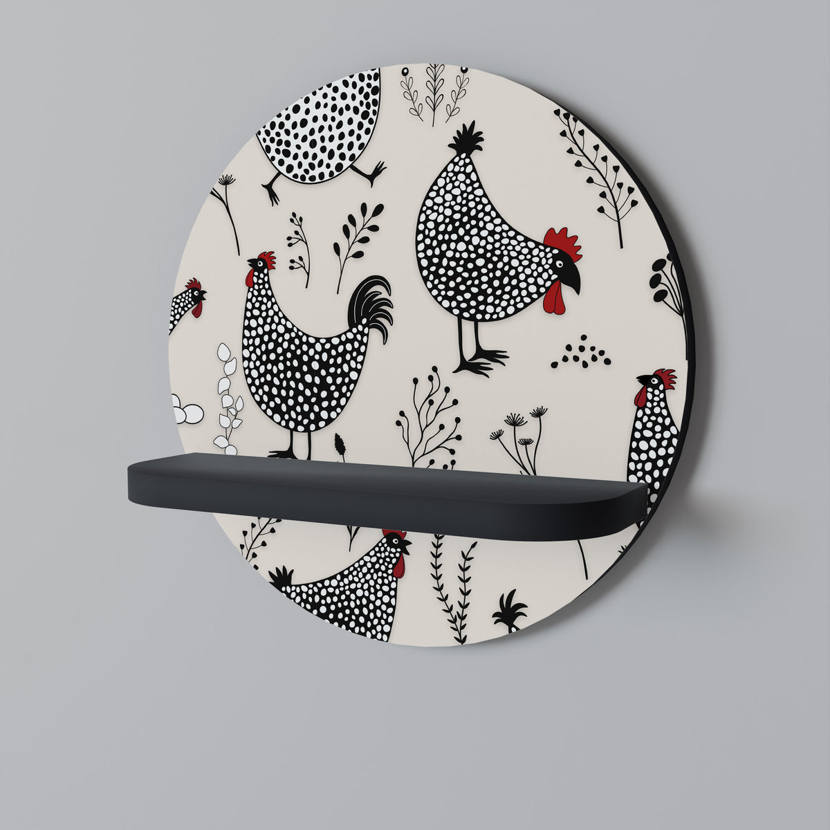 HAPPY HENS Art Shelf
