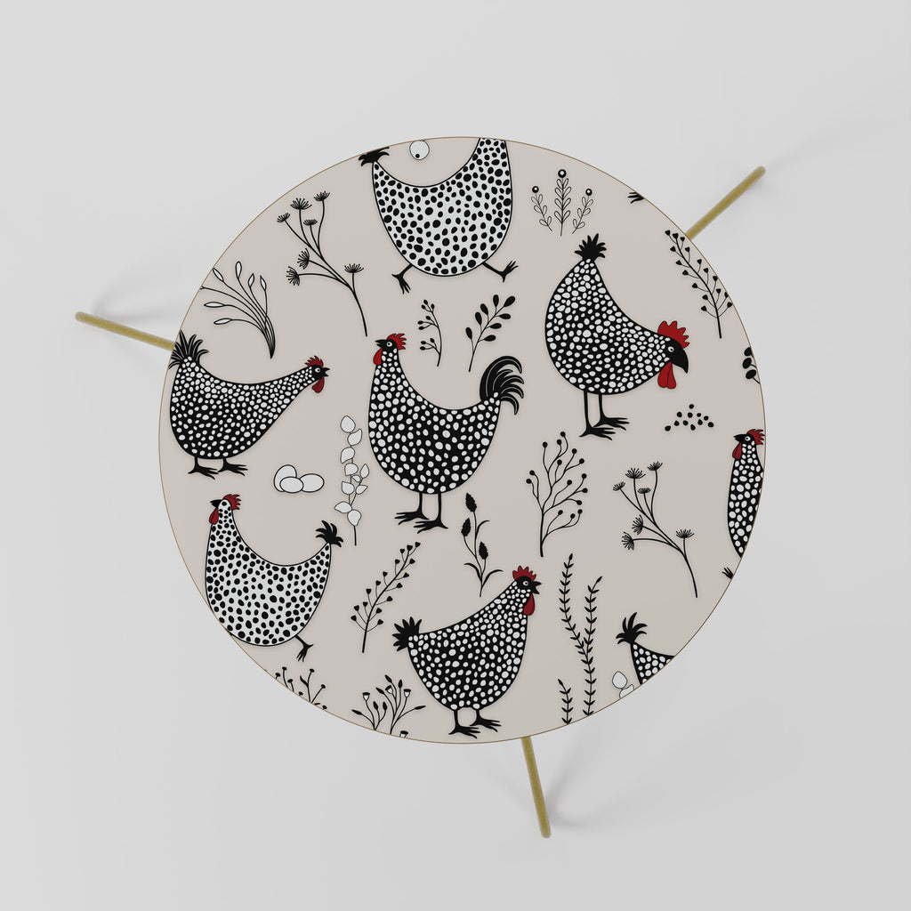 HAPPY HENS Mesa de Centro 60