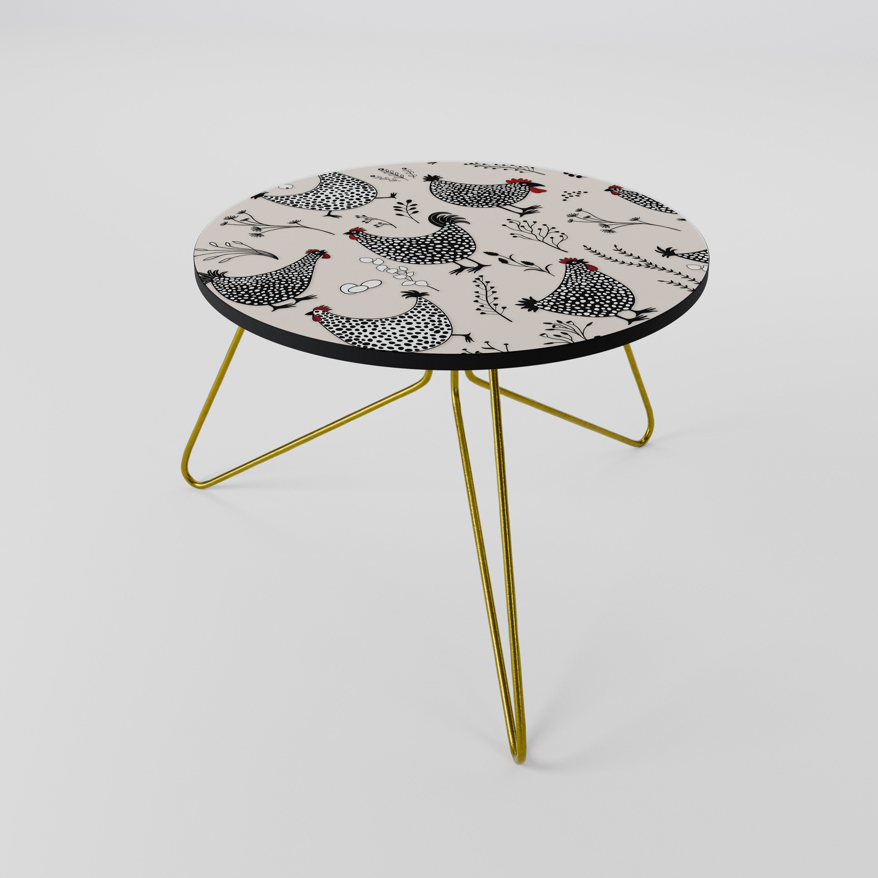 HAPPY HENS Mesa de Centro 60