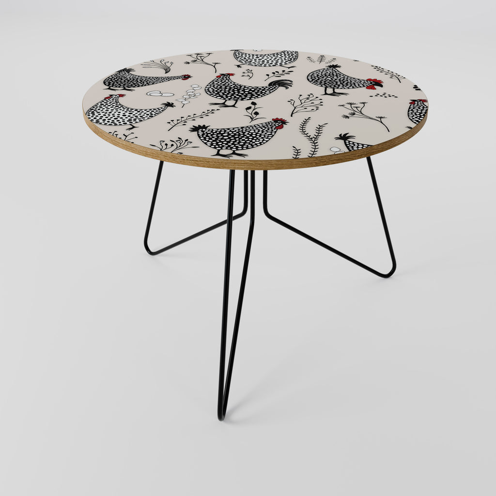 HAPPY HENS Mesa de Centro