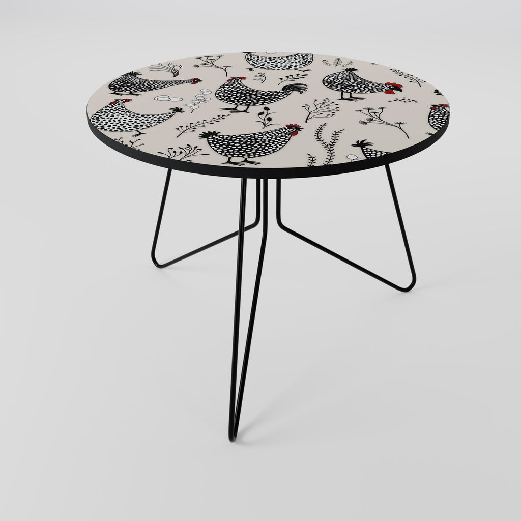 HAPPY HENS Mesa de Centro