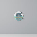 CAT SPLASH Prateleira Redonda Decorativa em Efeito Carvalho