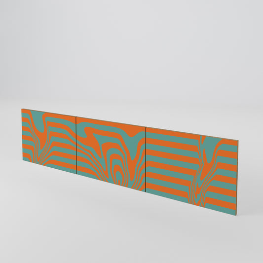 LINE COLLAPSE Conjunto de 3 Portas para Móvel de TV