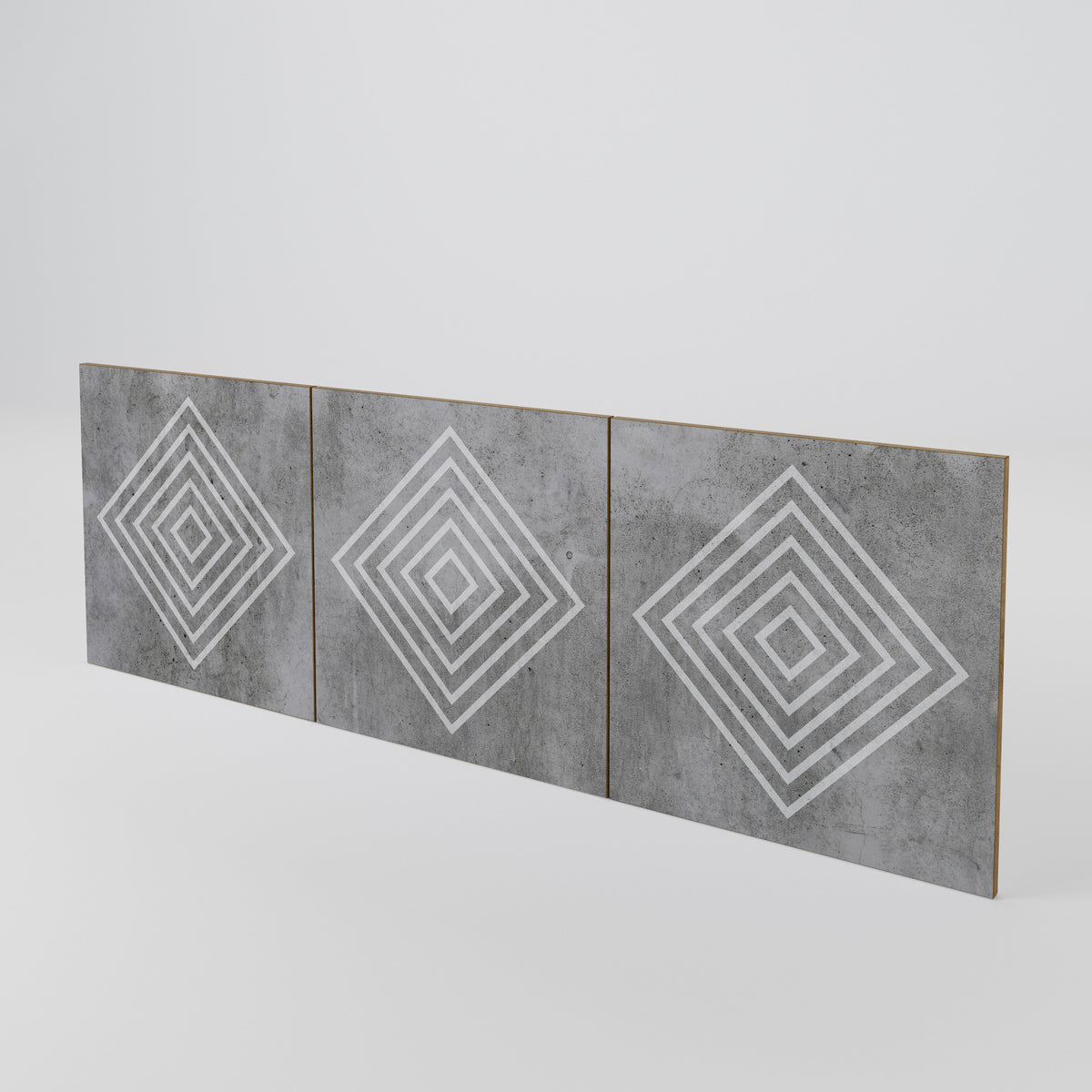 POLYGONAL ARTISTRY Conjunto de 3 Portas para Aparador