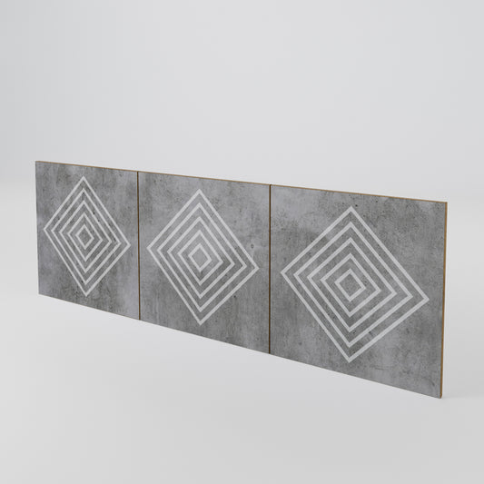 POLYGONAL ARTISTRY Conjunto de 3 Portas para Aparador