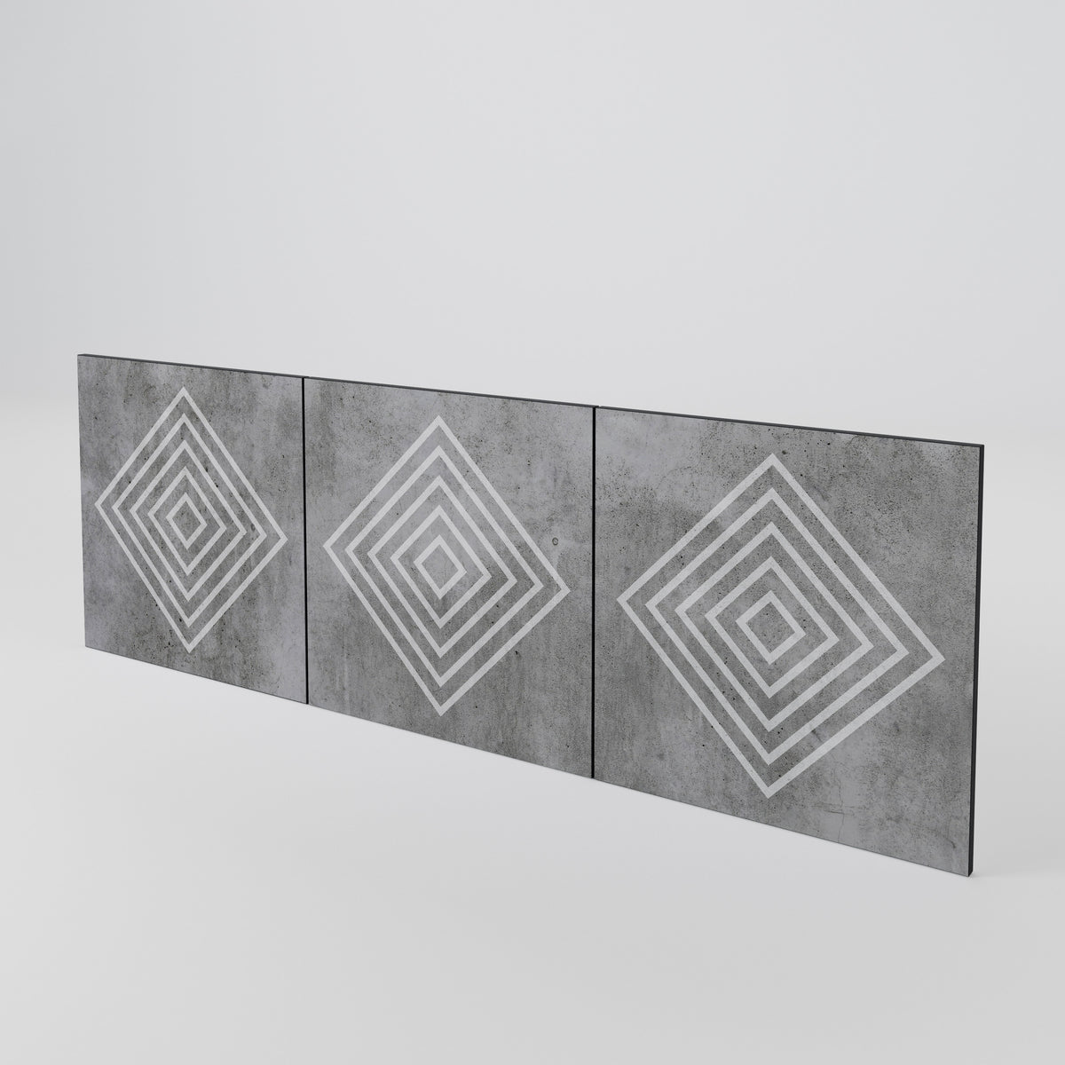 POLYGONAL ARTISTRY Conjunto de 3 Portas para Aparador