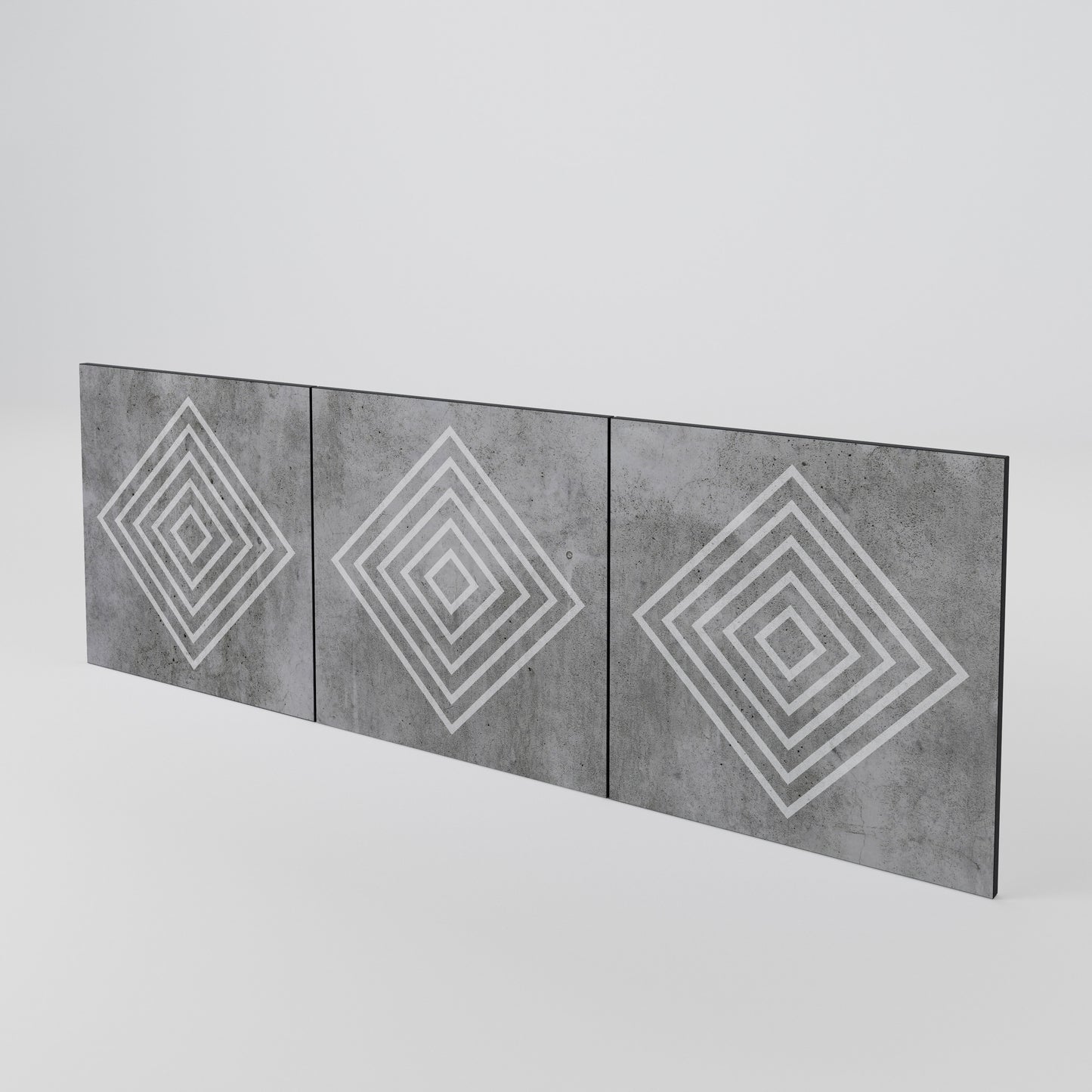 POLYGONAL ARTISTRY Conjunto de 3 Portas para Aparador