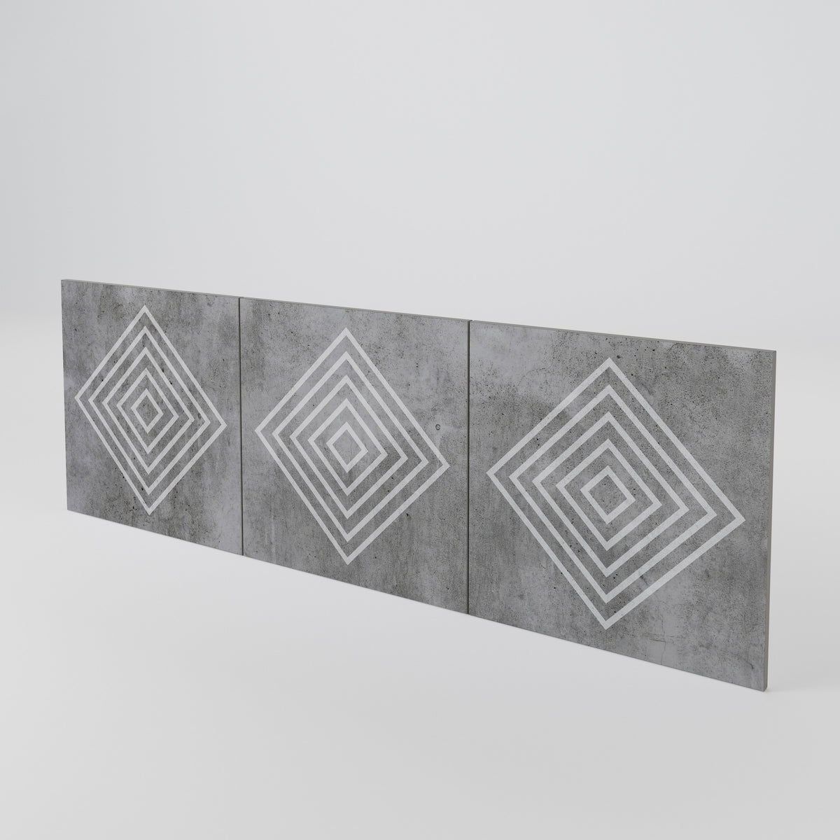 POLYGONAL ARTISTRY Conjunto de 3 Portas para Aparador