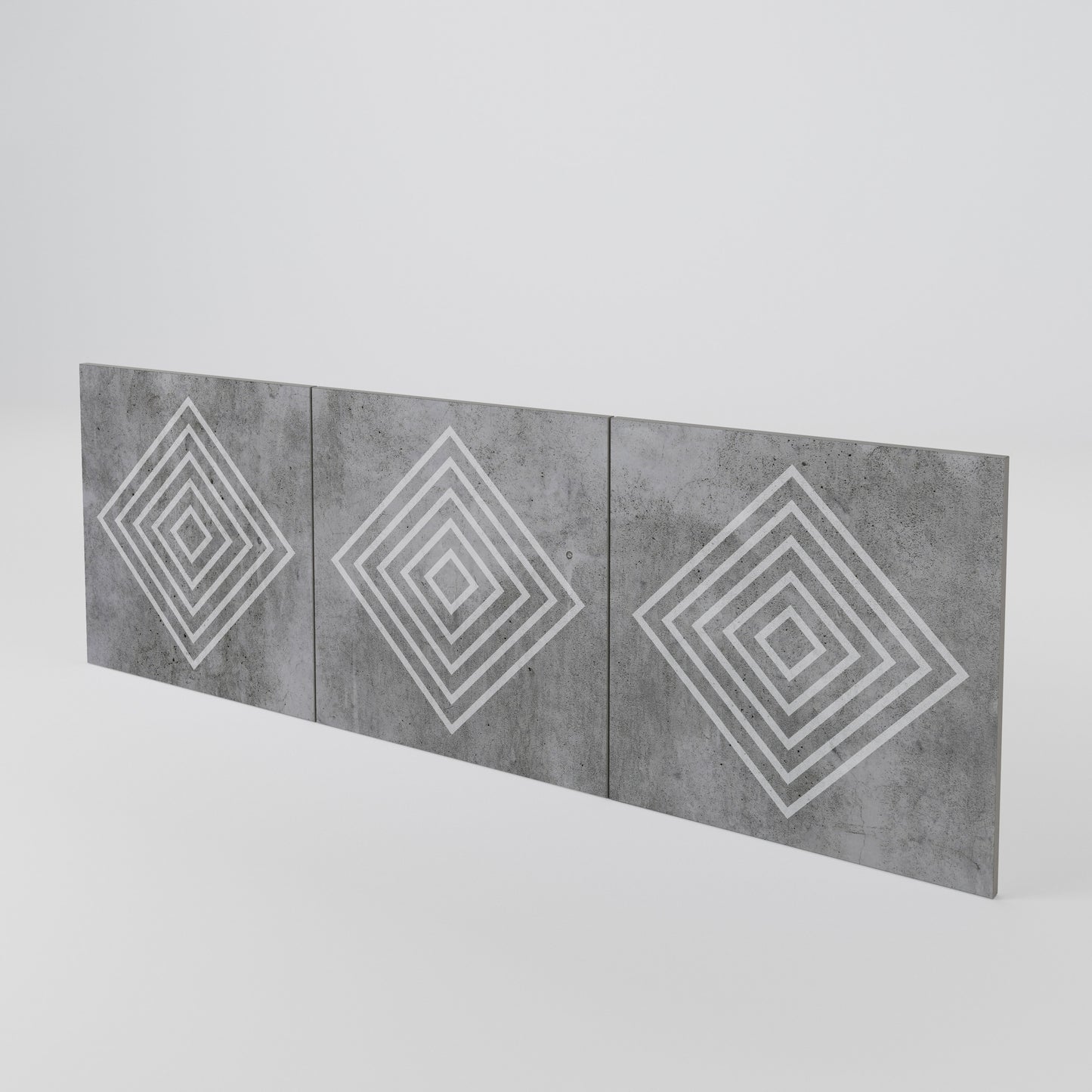 POLYGONAL ARTISTRY Conjunto de 3 Portas para Aparador