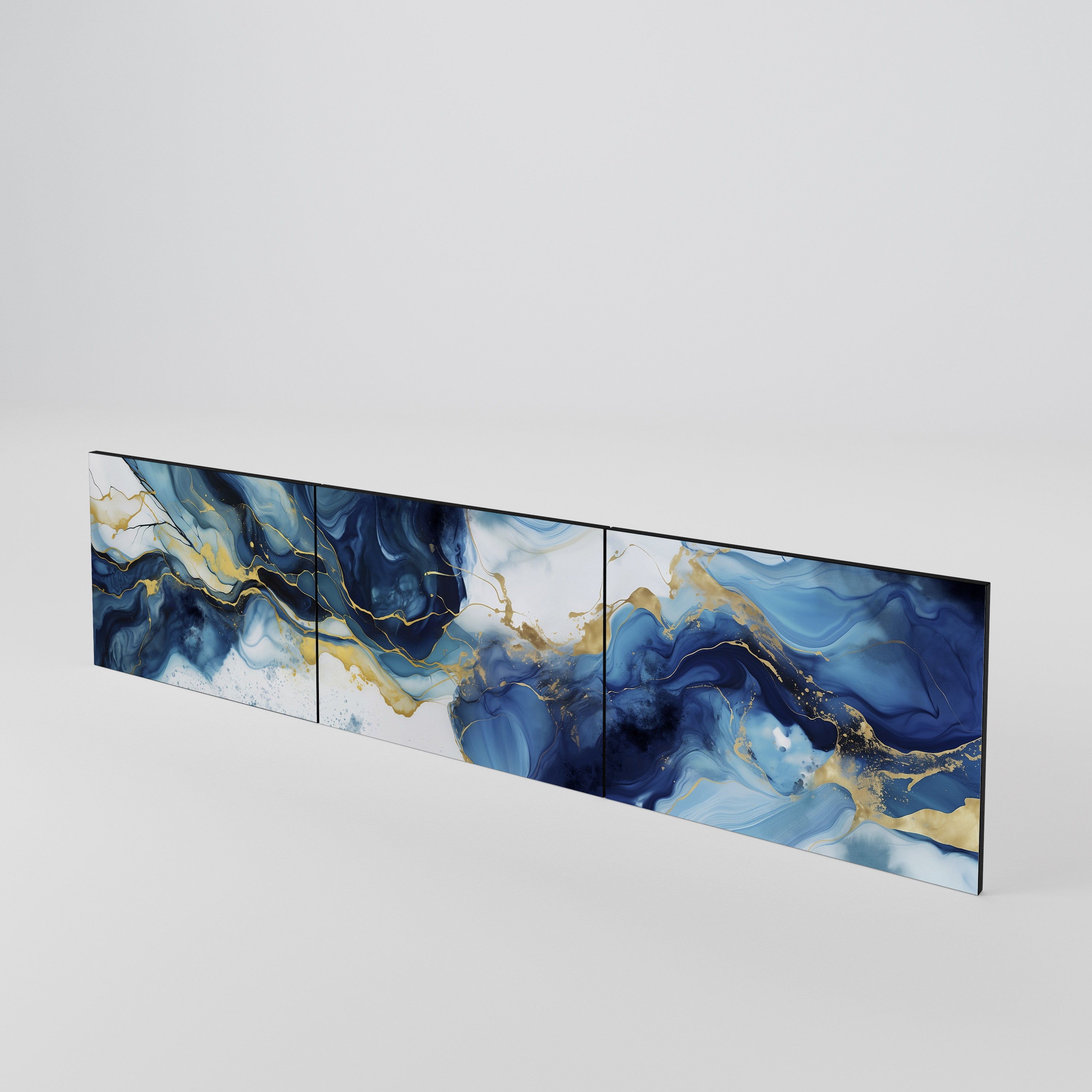 INKY MARBLE Conjunto de 3 Portas para Móvel de TV