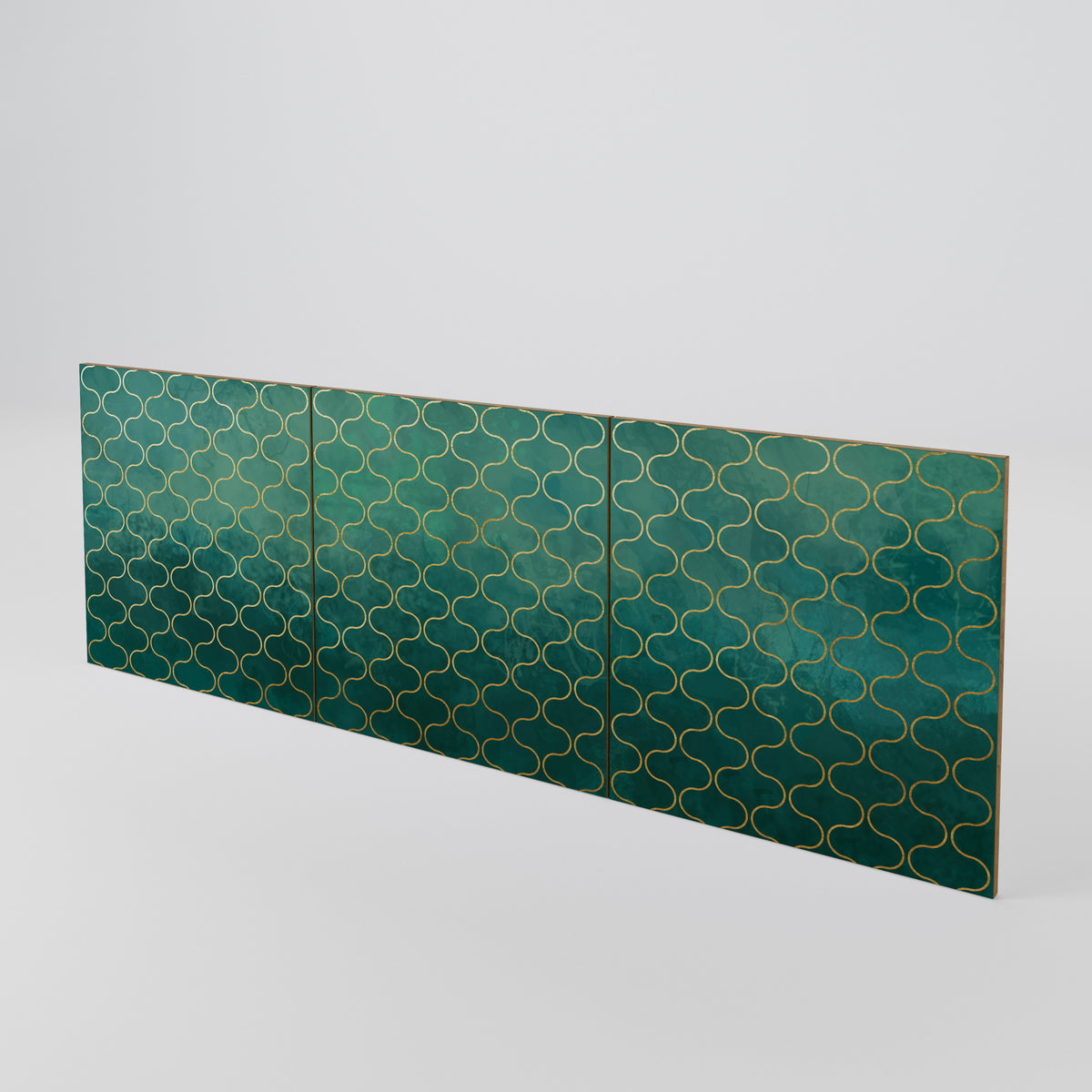 TESSELATED GREENERY Conjunto de 3 Portas para Aparador