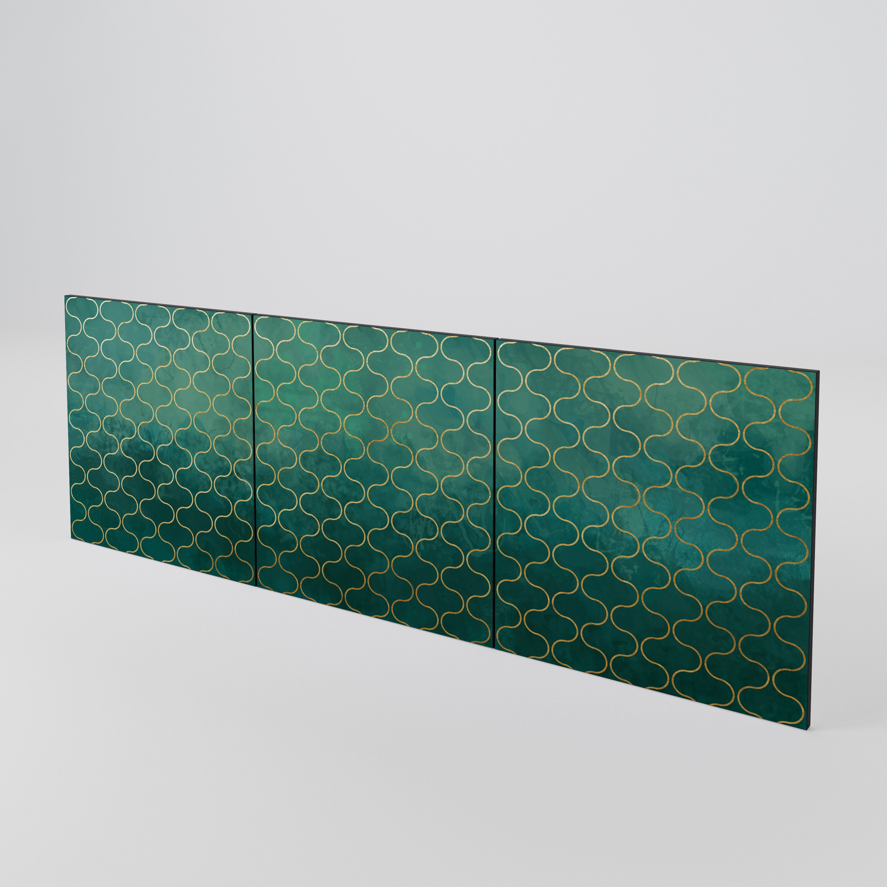 TESSELATED GREENERY Conjunto de 3 Portas para Aparador