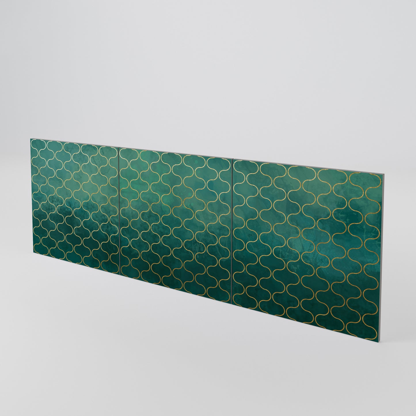 TESSELATED GREENERY 3-Piece Sideboard Door Set