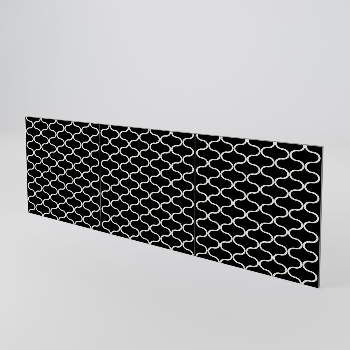 TESSELATED BLACKNESS Conjunto de 3 Portas para Aparador