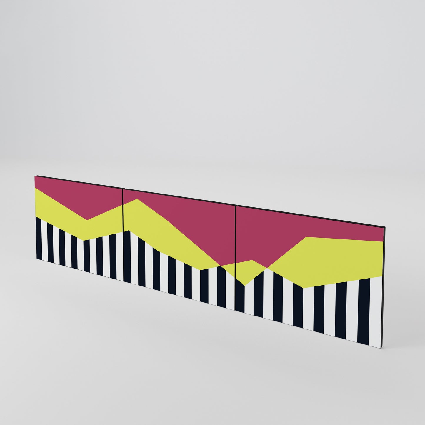 PIANO FANTASY Conjunto de 3 Portas para Móvel de TV