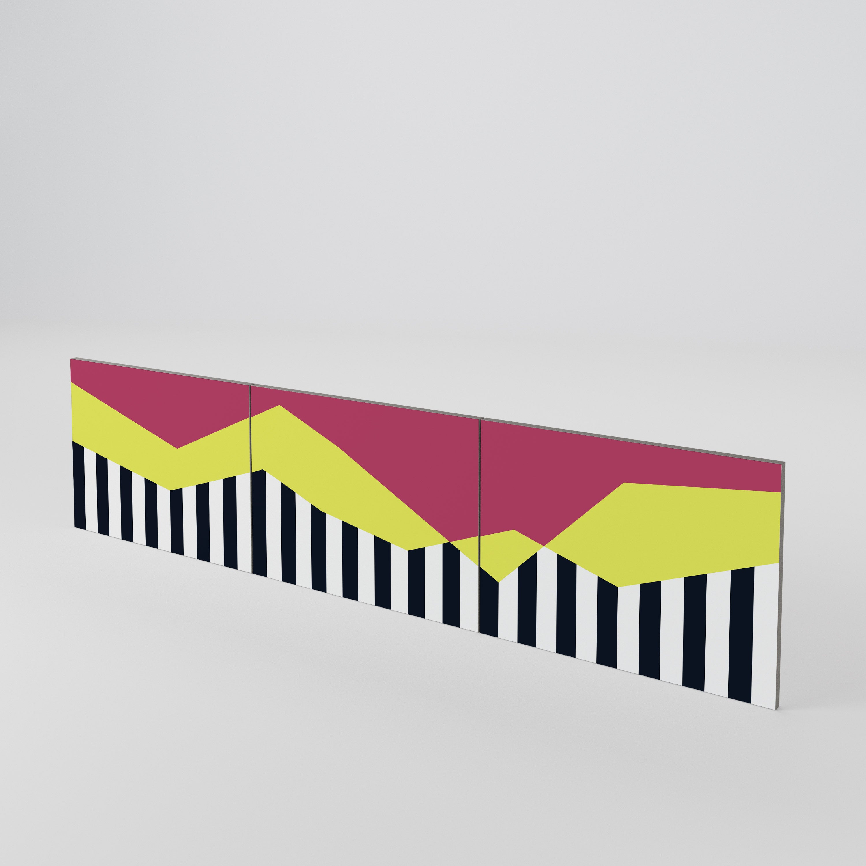PIANO FANTASY Conjunto de 3 Portas para Móvel de TV