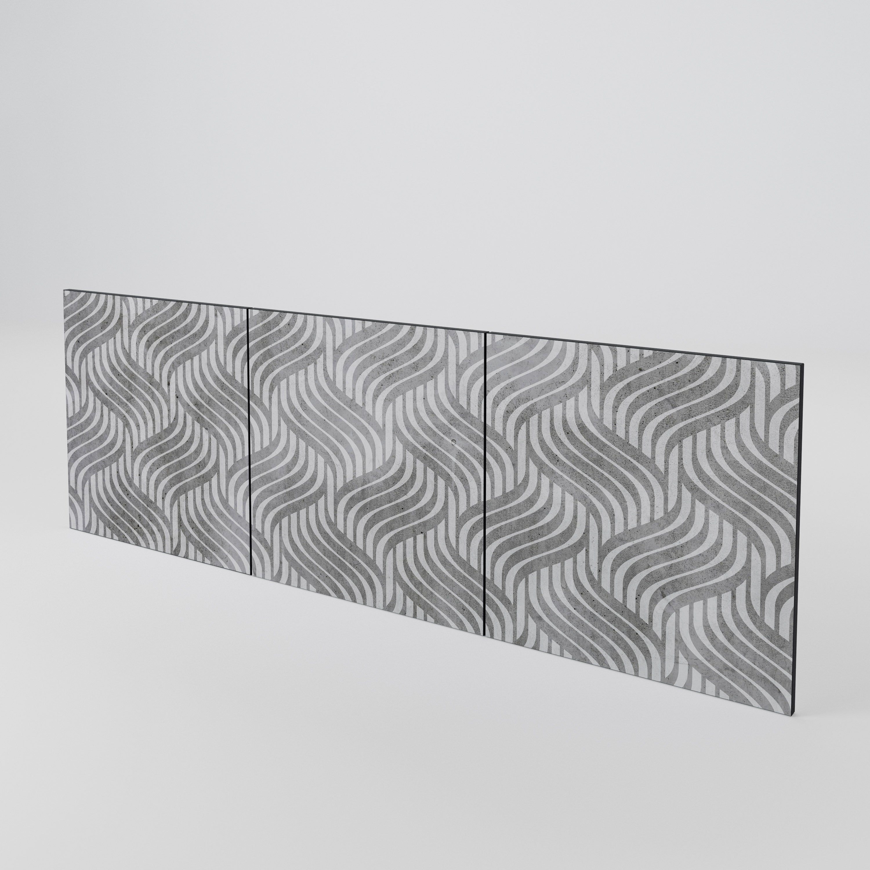 CONCRETE MOVEMENT Conjunto de 3 Portas para Aparador