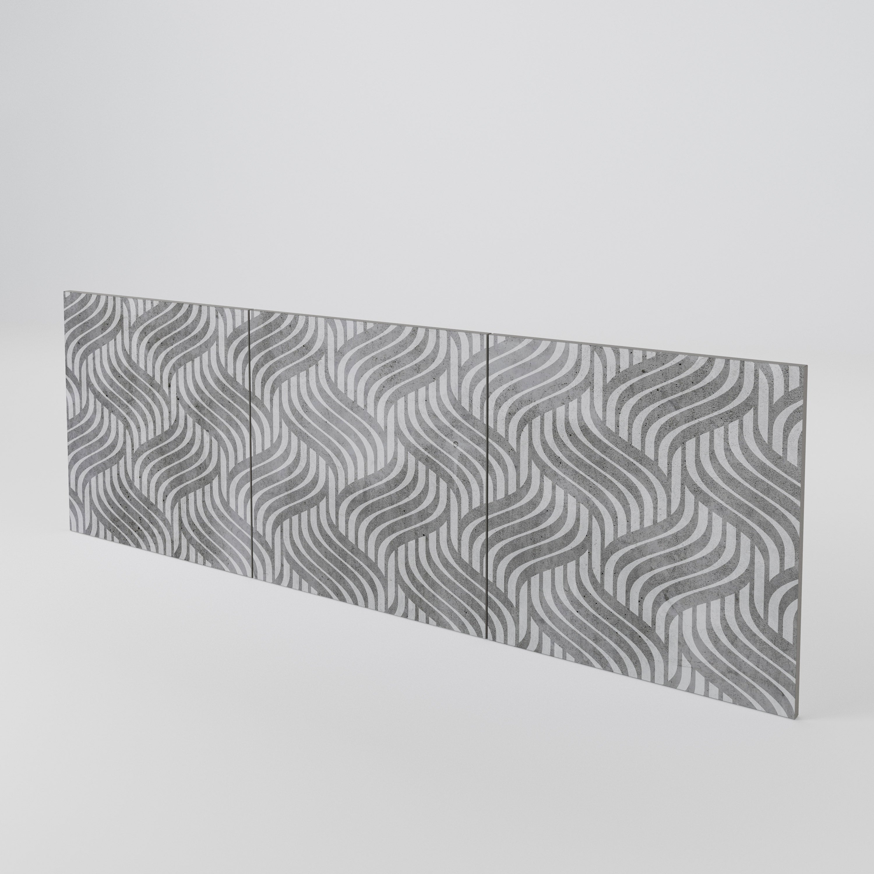 CONCRETE MOVEMENT Conjunto de 3 Portas para Aparador