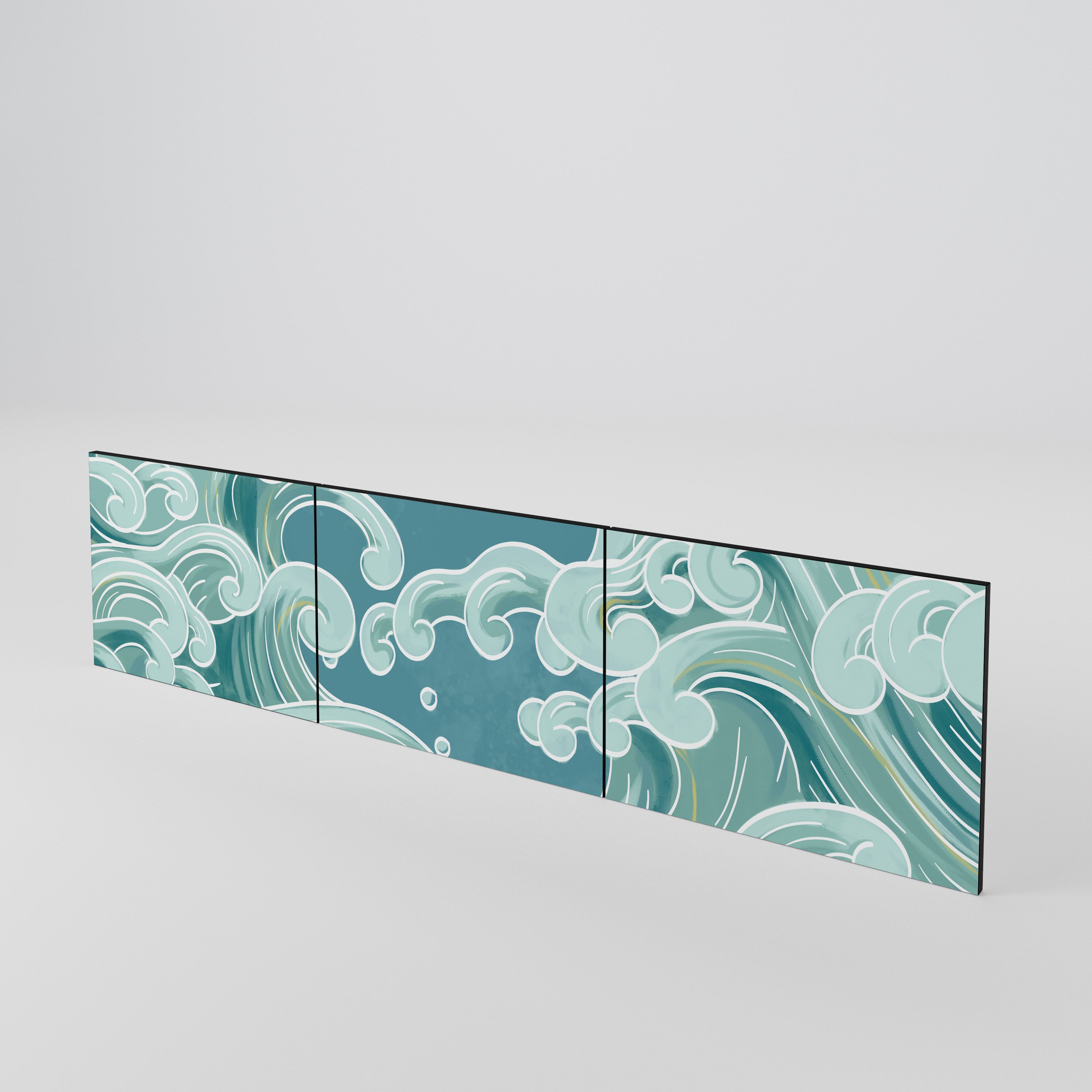 ASIAN SWAY Conjunto de 3 Portas para Móvel de TV
