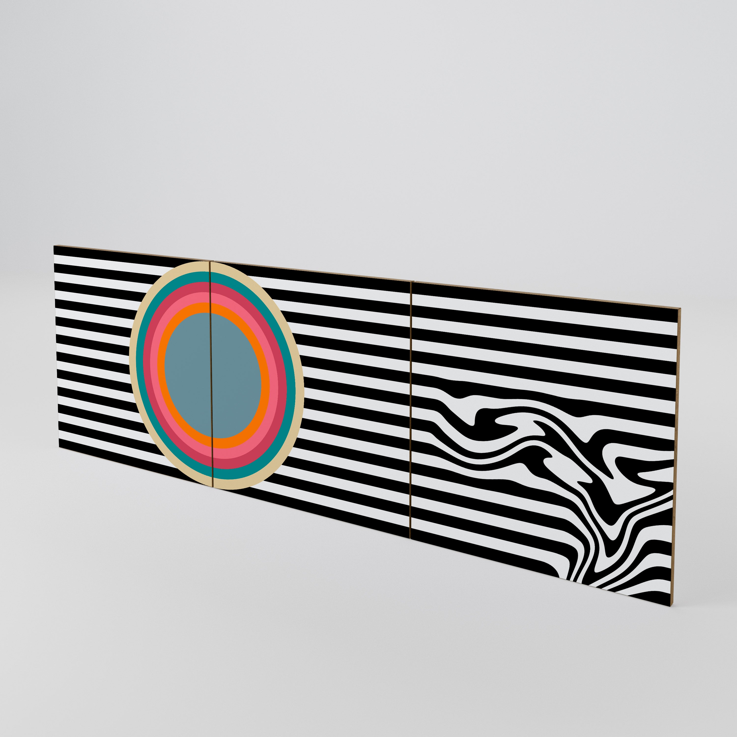 SPECTRA SHOWCASE Conjunto de 3 Portas para Aparador