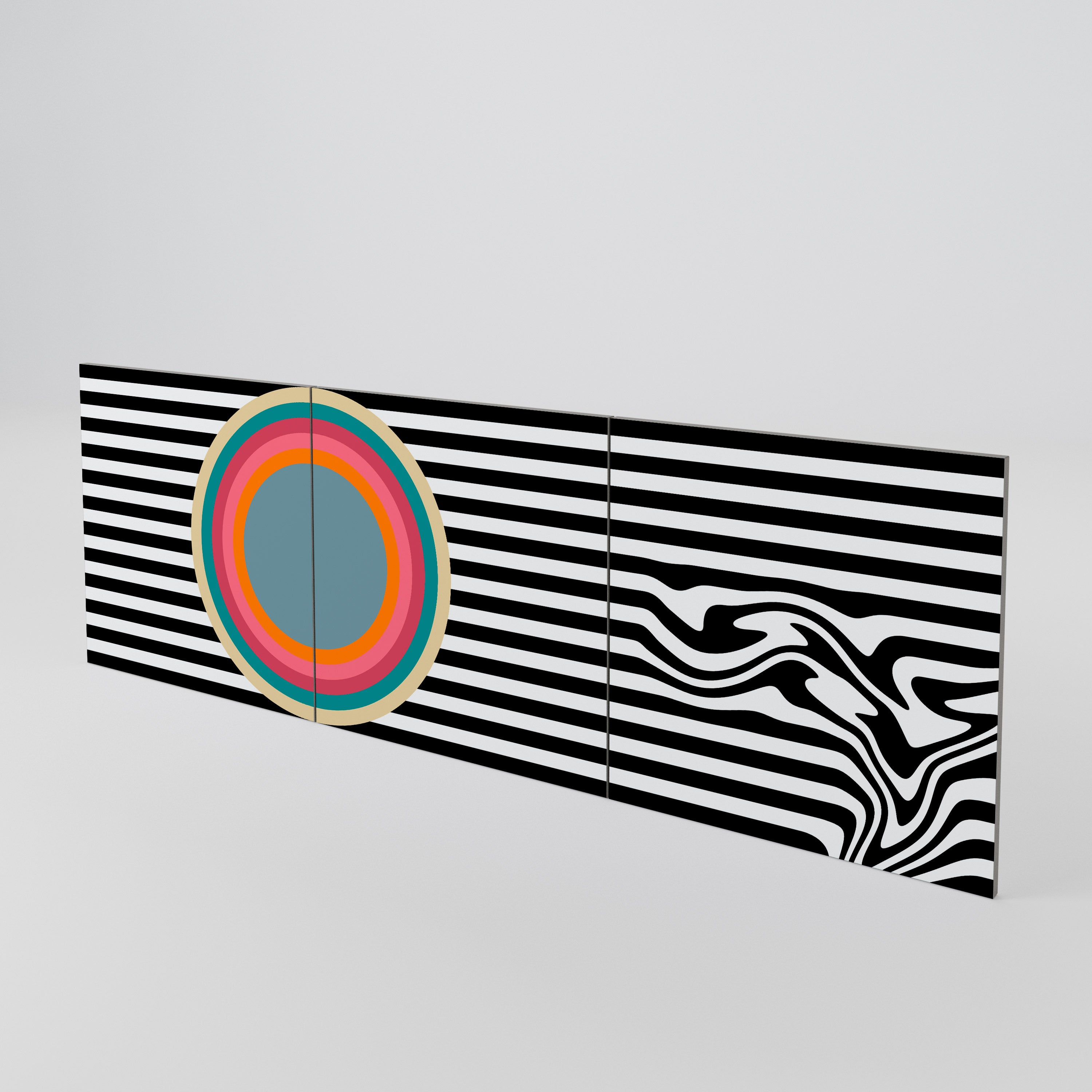 SPECTRA SHOWCASE Conjunto de 3 Portas para Aparador