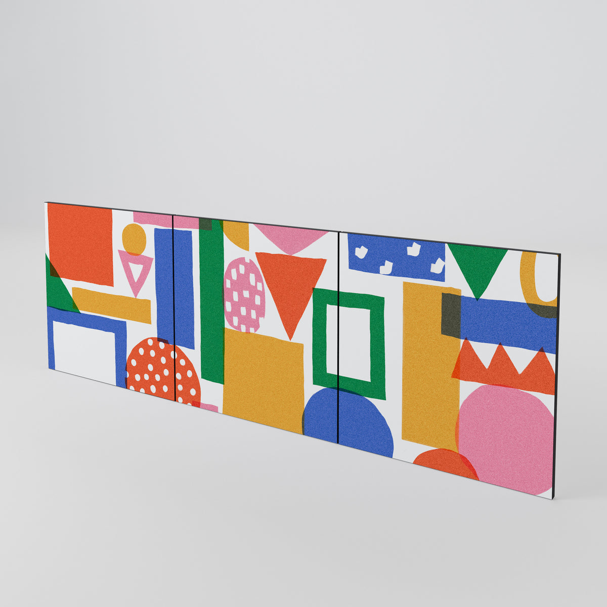 GEOMETRIC GLIMMER Conjunto de 3 Portas para Aparador