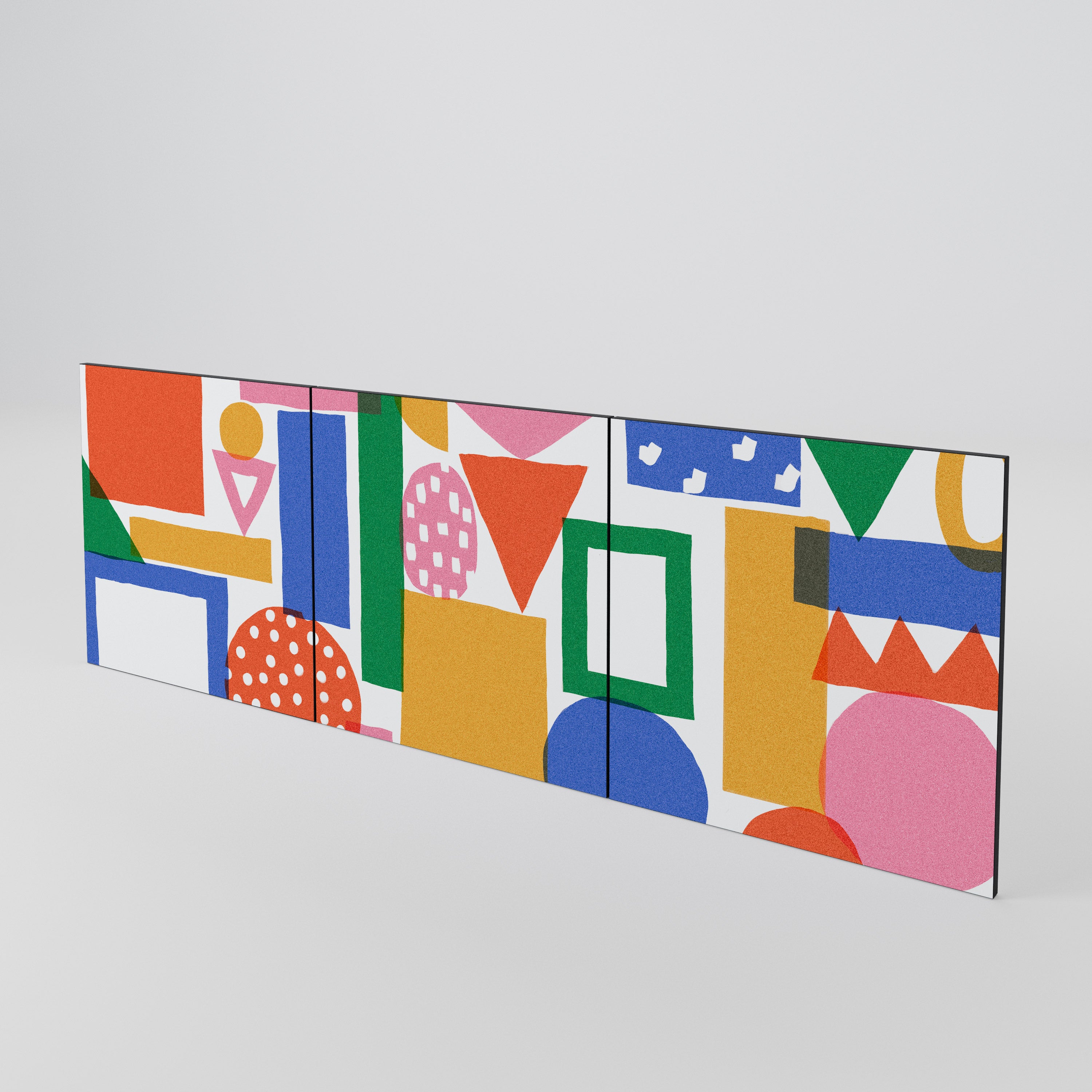 GEOMETRIC GLIMMER Conjunto de 3 Portas para Aparador