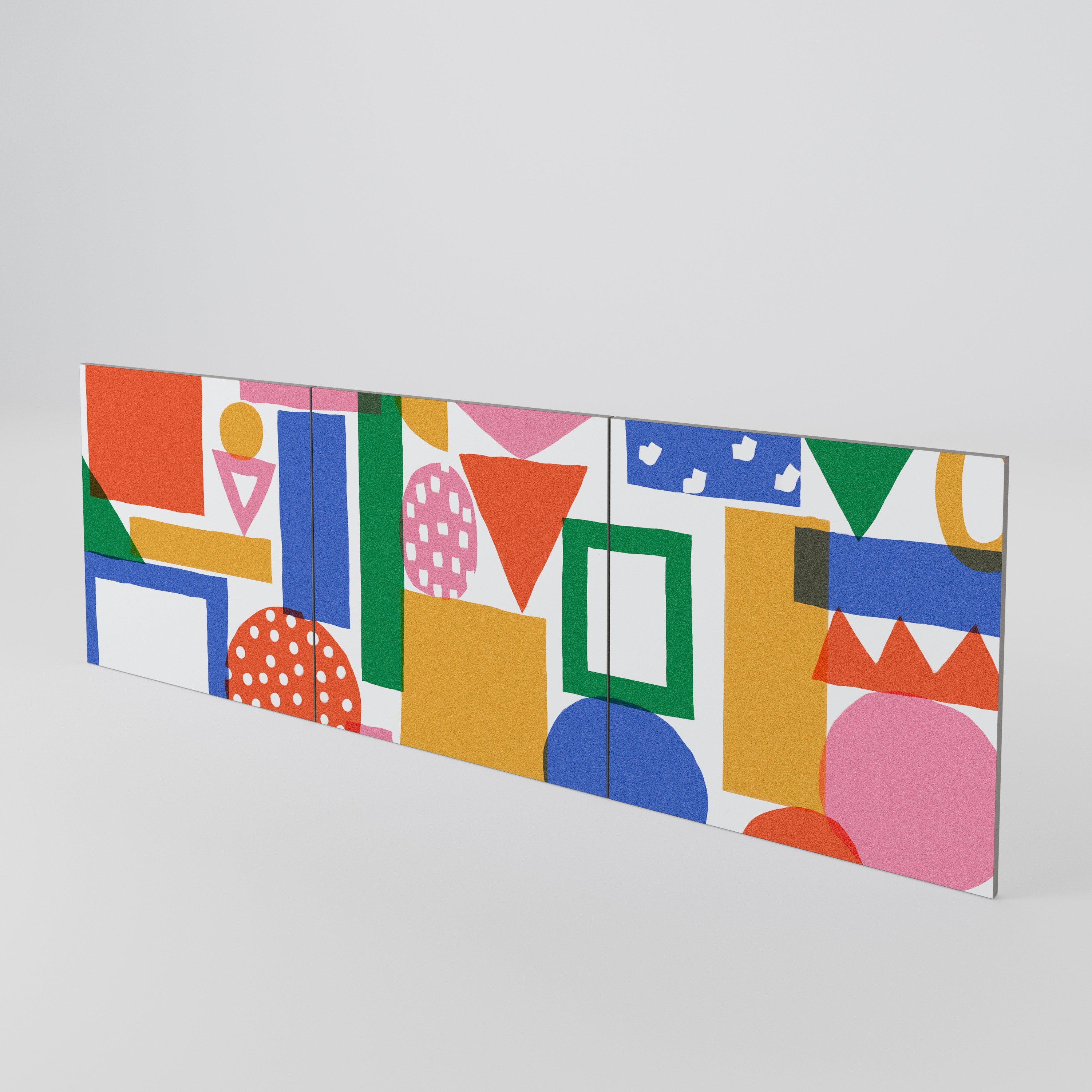 GEOMETRIC GLIMMER Conjunto de 3 Portas para Aparador