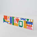 GEOMETRIC GLIMMER 3-Piece TV Cabinet Door Set