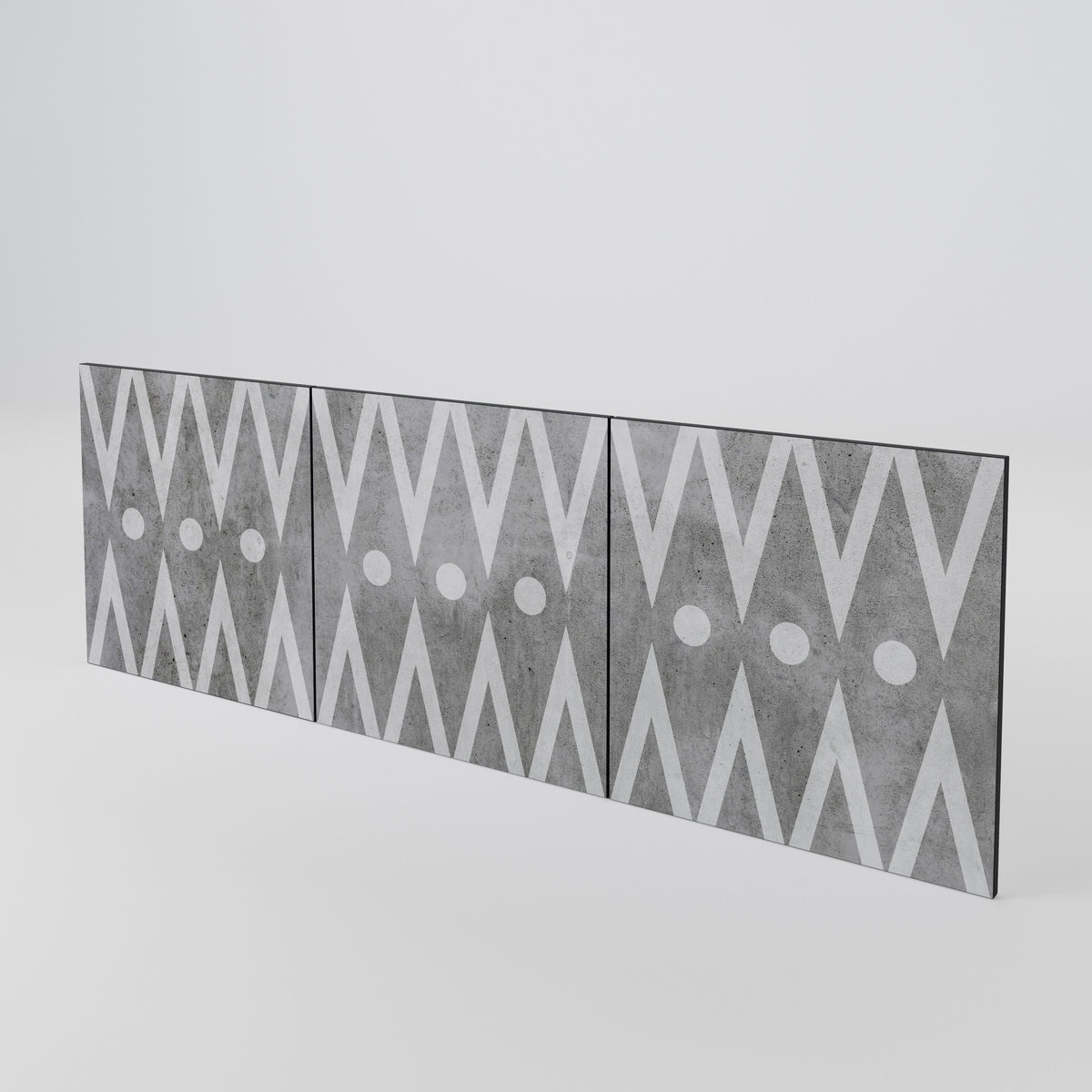 SHARP EDGES Conjunto de 3 Portas para Aparador