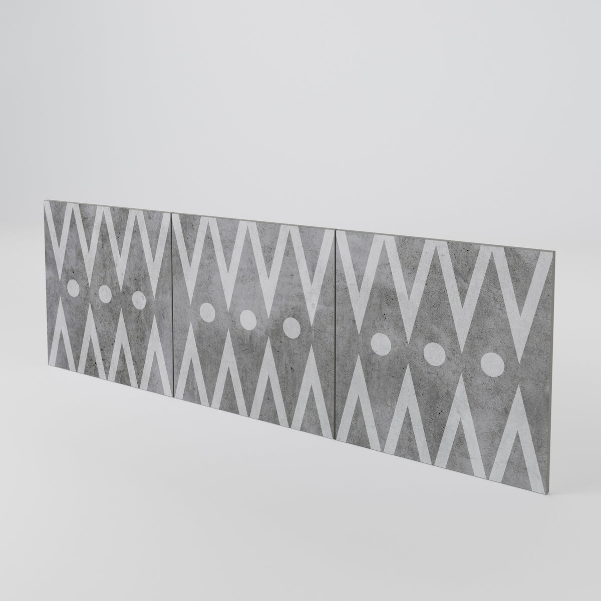 SHARP EDGES Conjunto de 3 Portas para Aparador