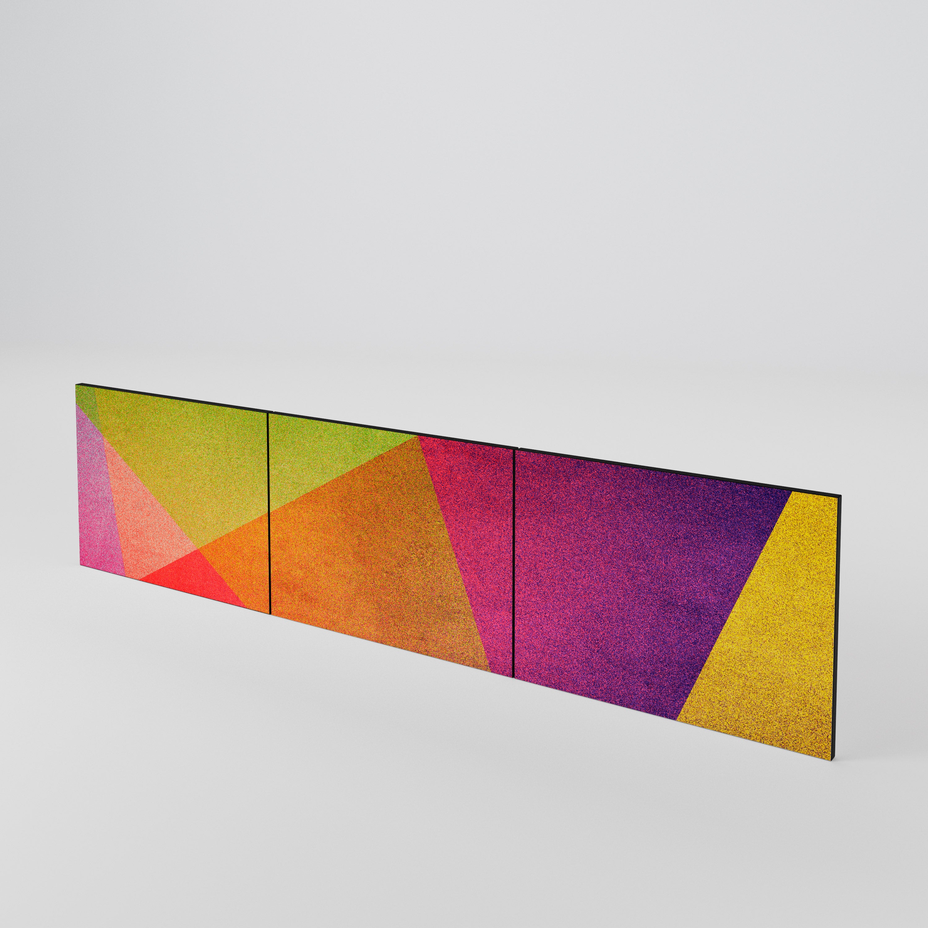 VIVID GEOMETRY Conjunto de 3 Portas para Móvel de TV
