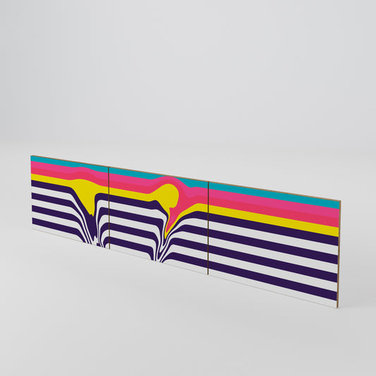 TONE COLLAPSE Conjunto de 3 Portas para Móvel de TV