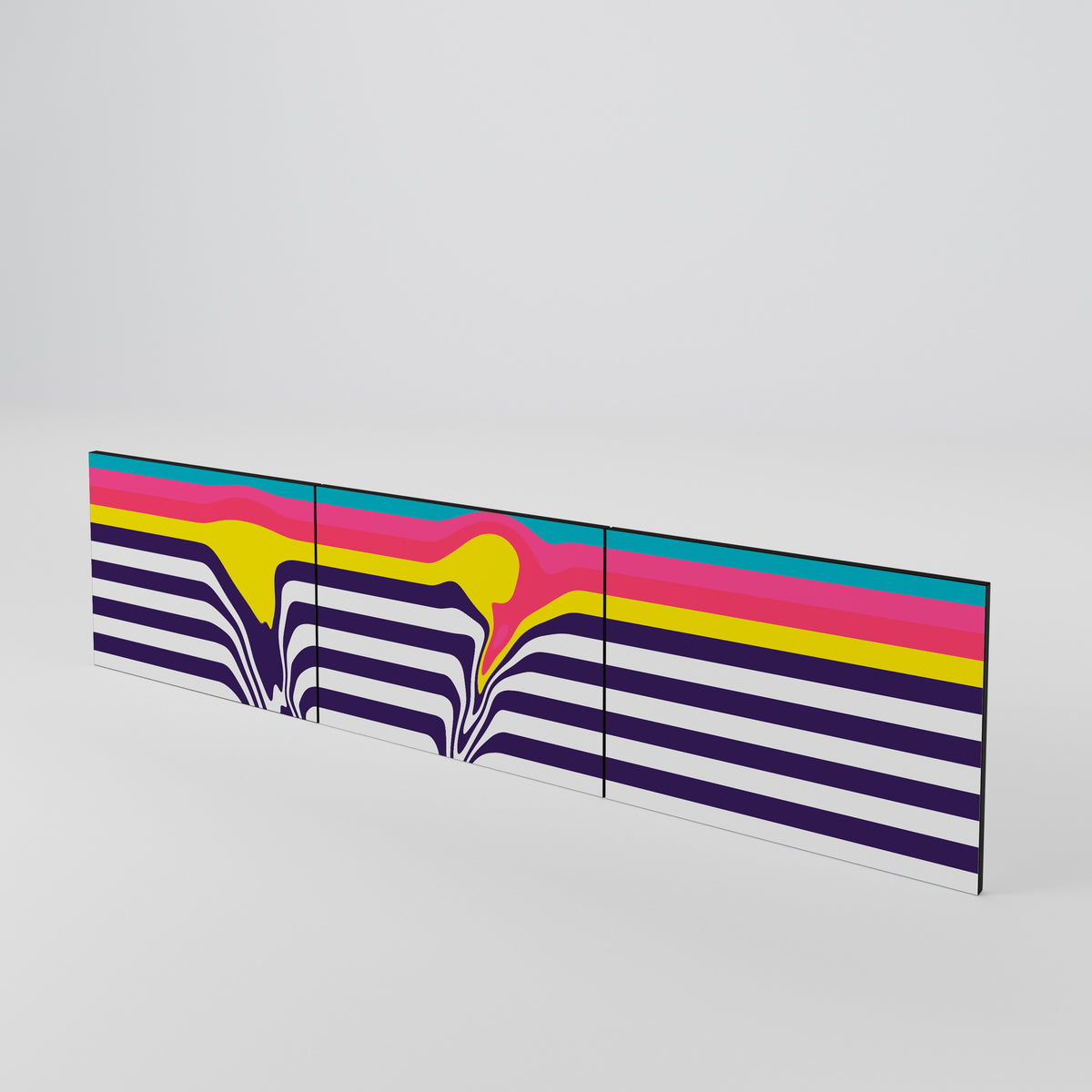 TONE COLLAPSE 3-Piece TV Cabinet Door Set