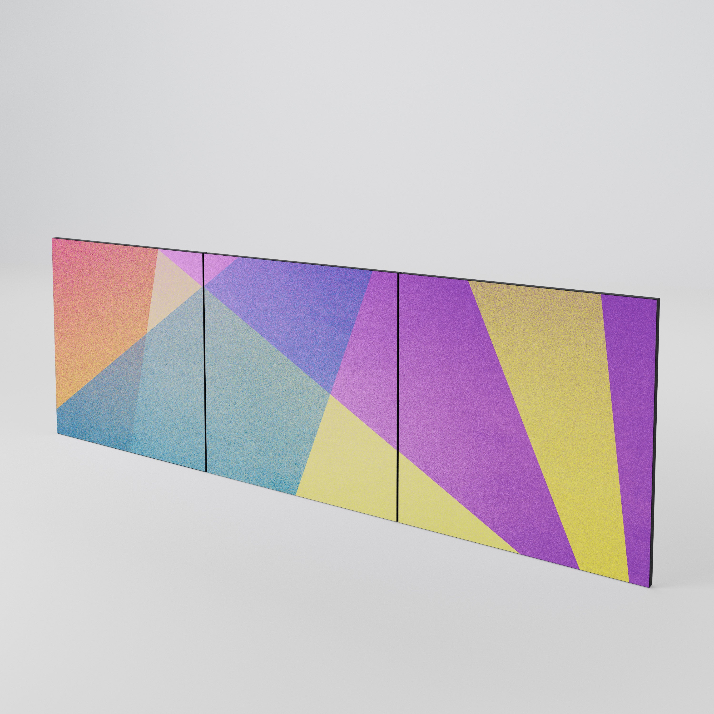 BRIGHT GEOMETRY Conjunto de 3 Portas para Aparador