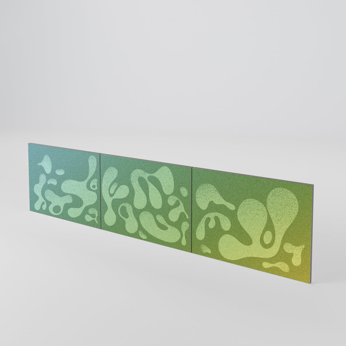 IRREGULAR BLUE Conjunto de 3 Portas para Móvel de TV