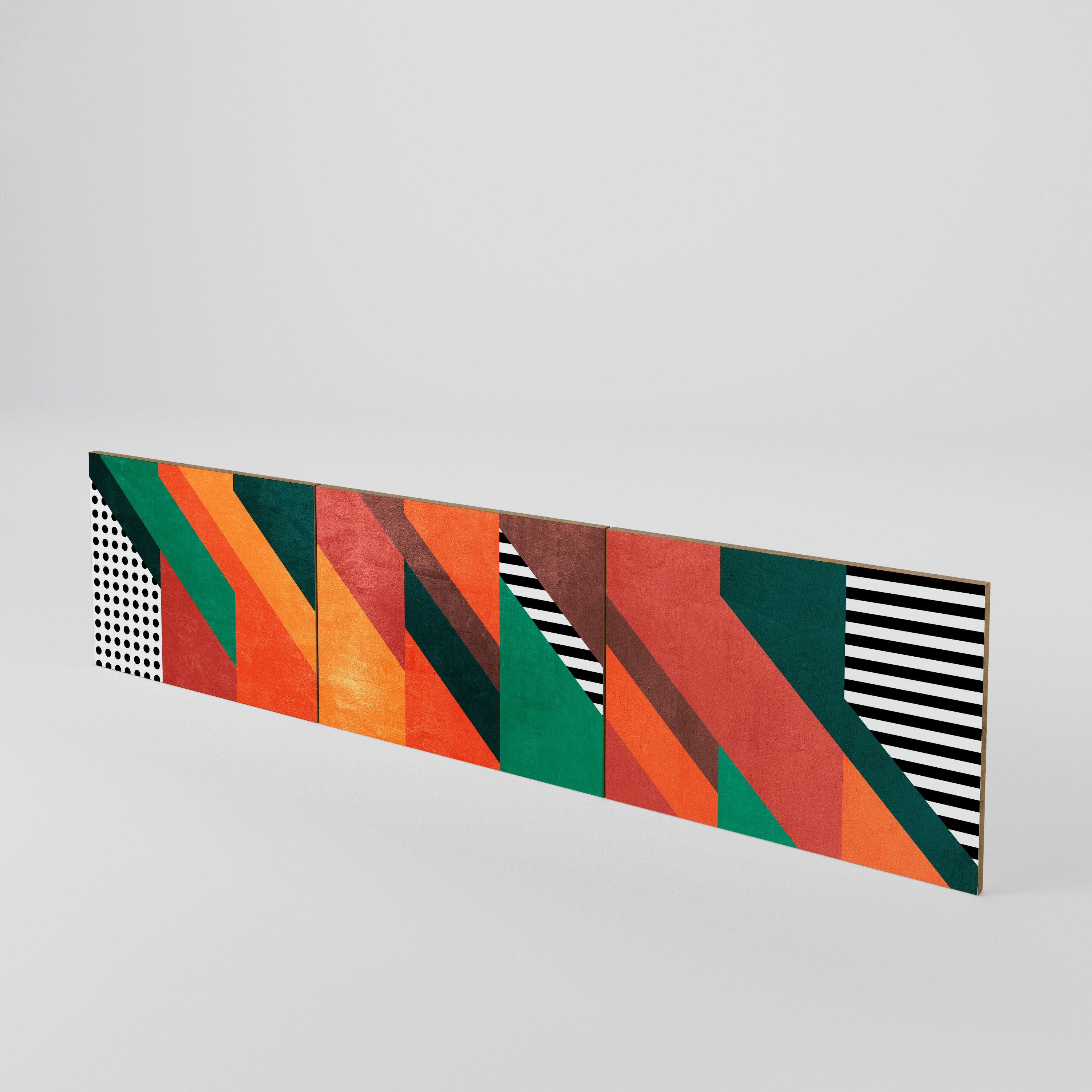 MAKESHIFT ARTISTRY Conjunto de 3 Portas para Móvel de TV