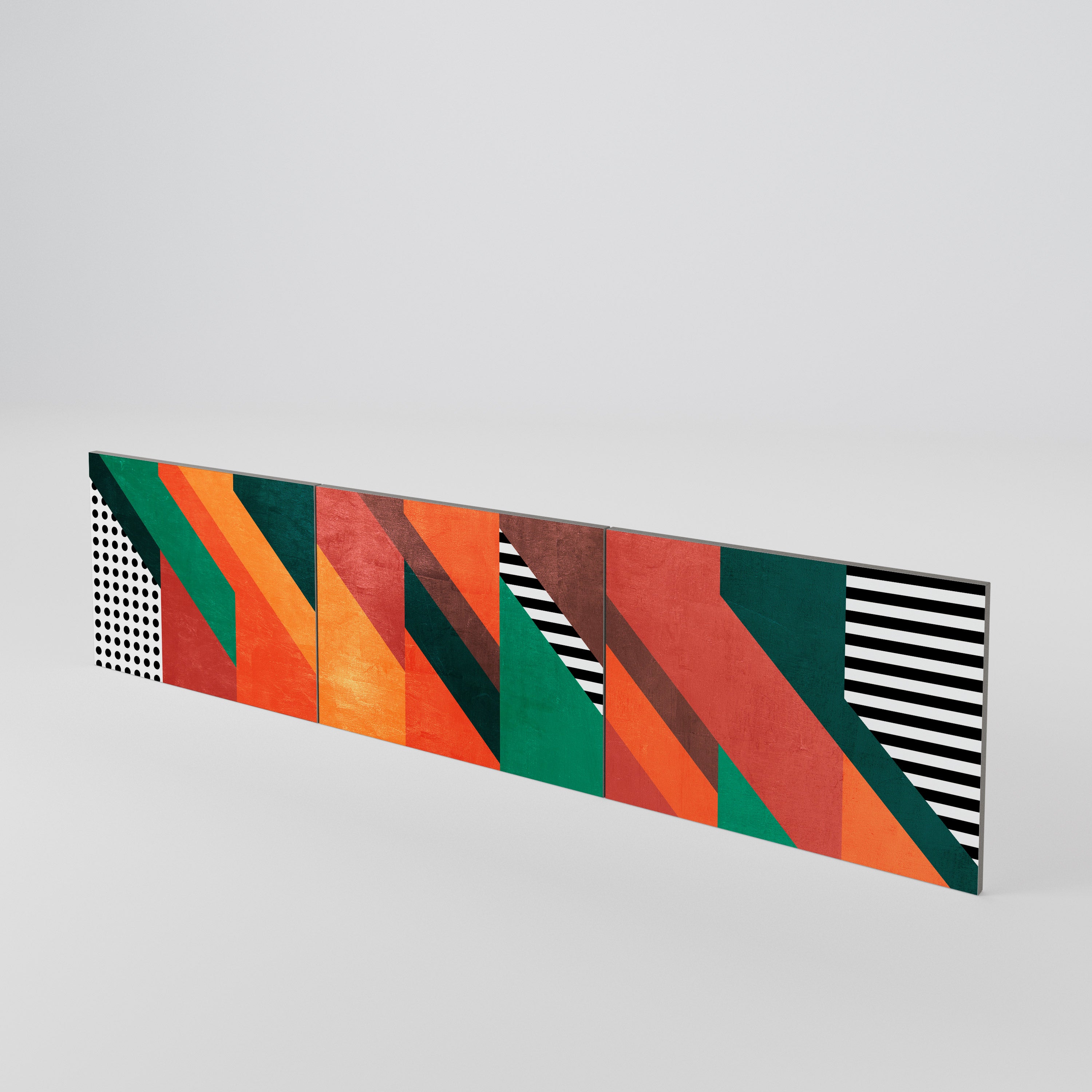 MAKESHIFT ARTISTRY Conjunto de 3 Portas para Móvel de TV