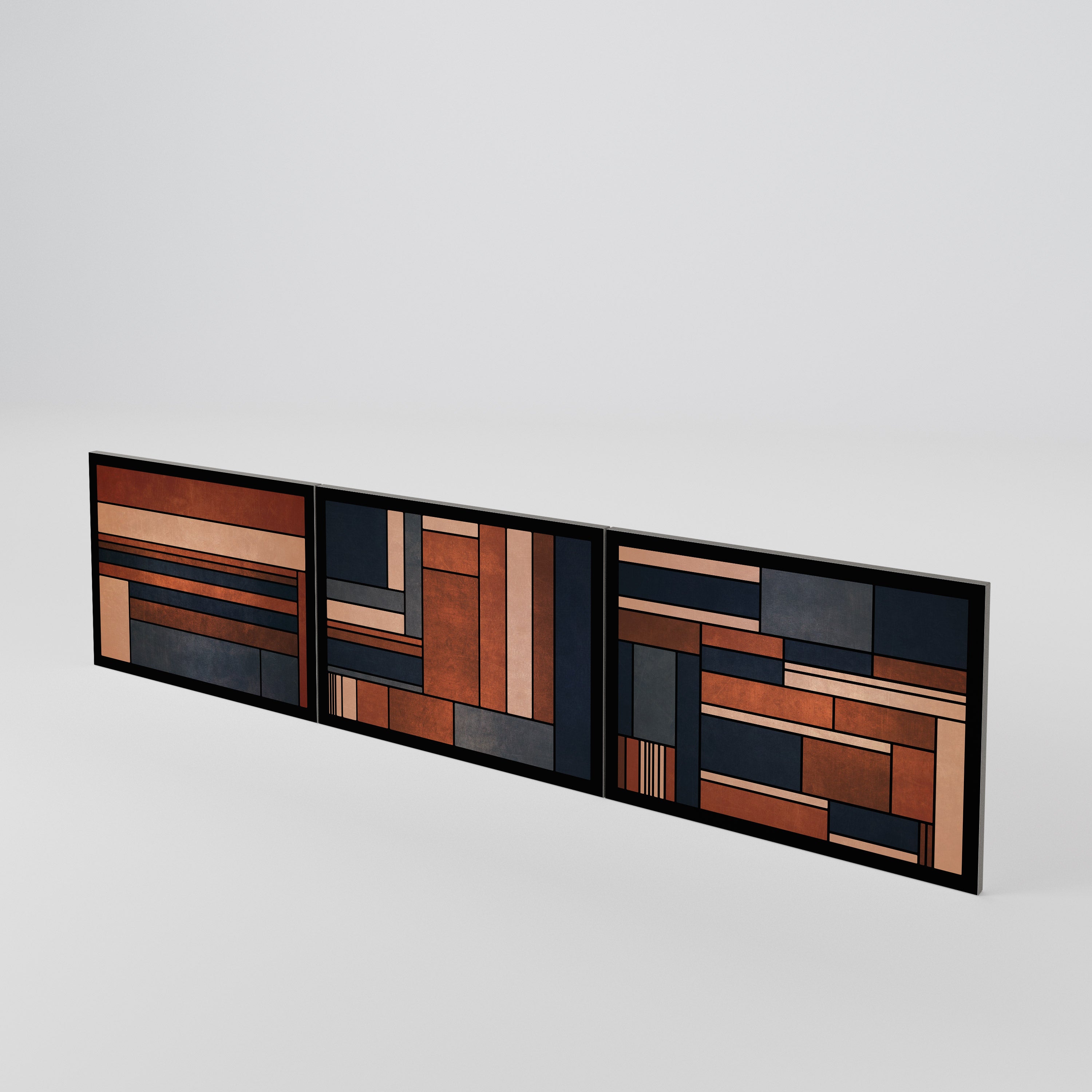 INTREPID FORMATION Conjunto de 3 Portas para Móvel de TV