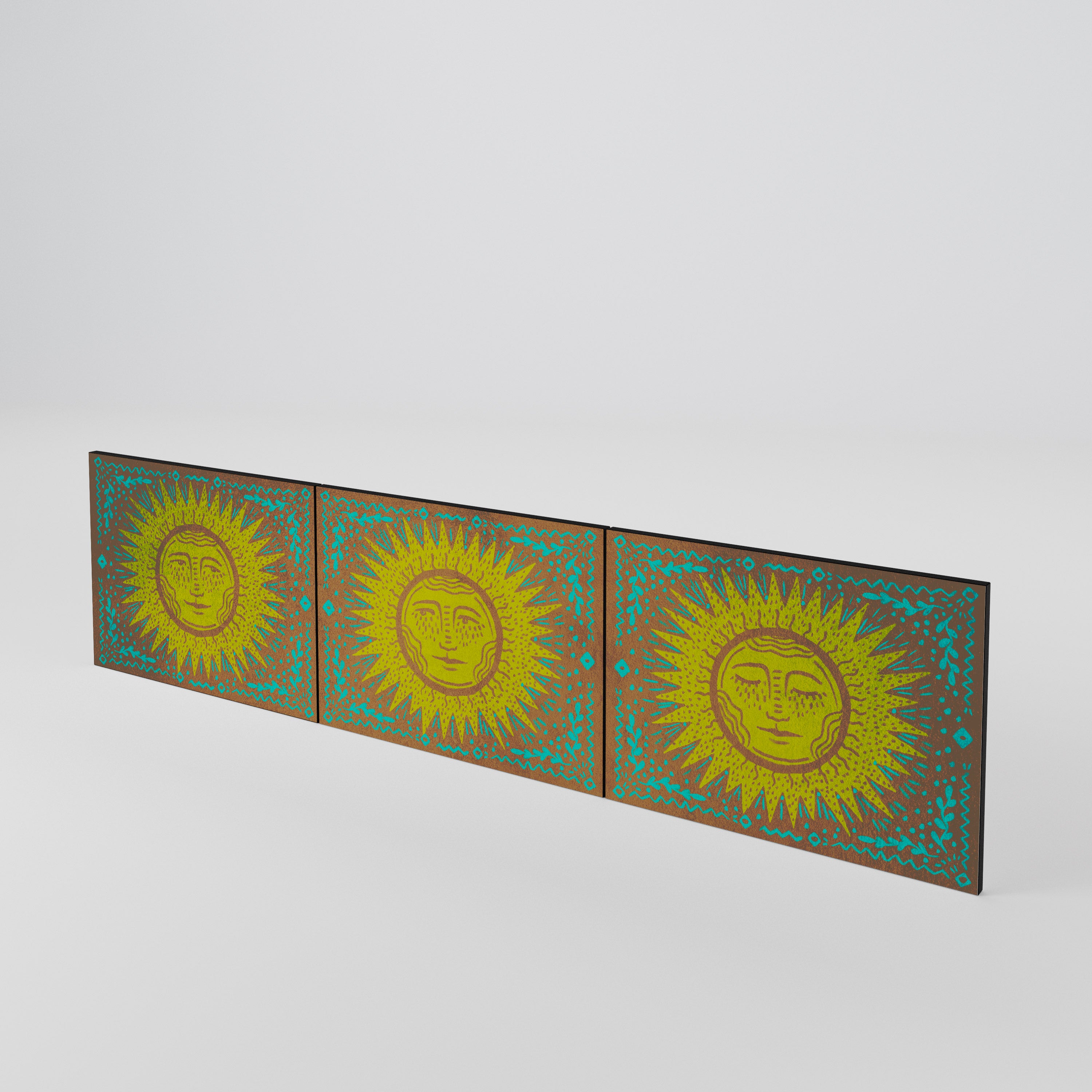 SUNSHINE EULOGY Conjunto de 3 Portas para Móvel de TV