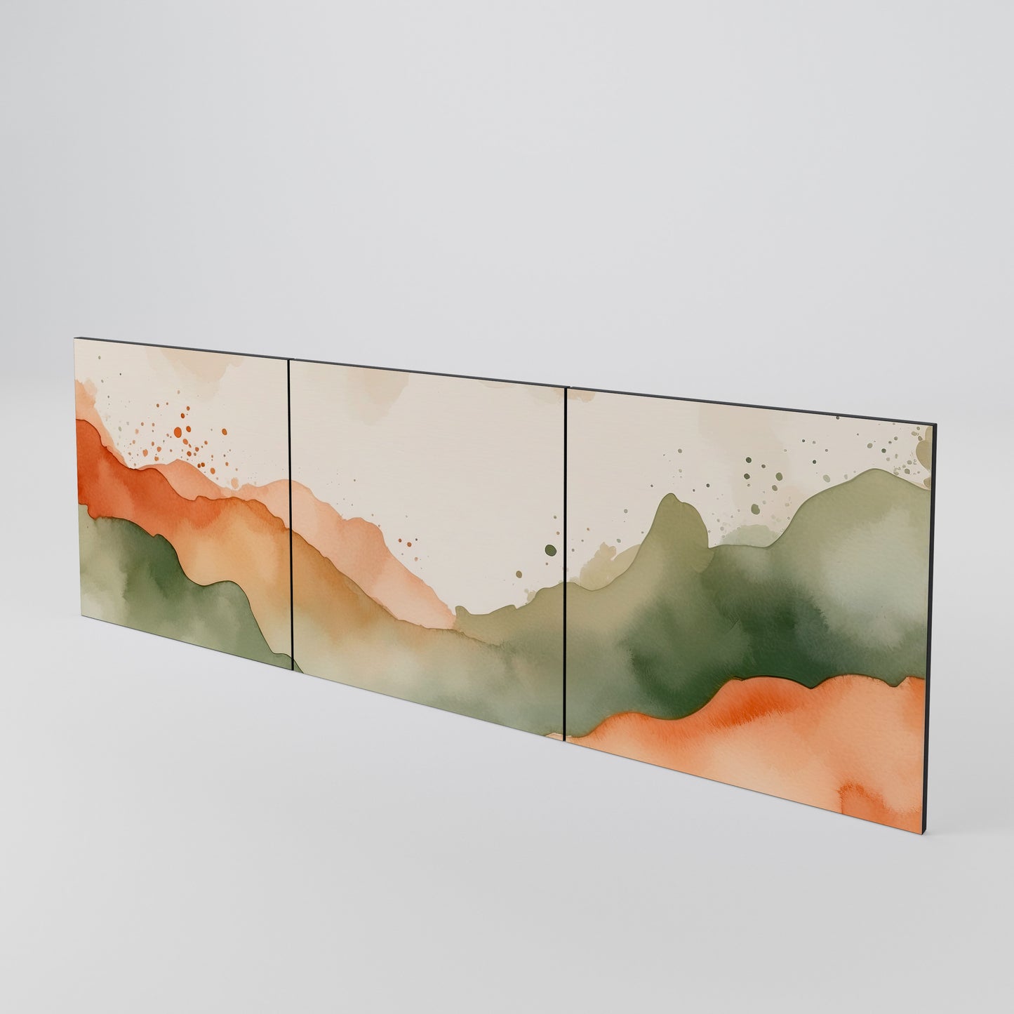 WATERCOLOUR PEAKS Conjunto de 3 Portas para Aparador