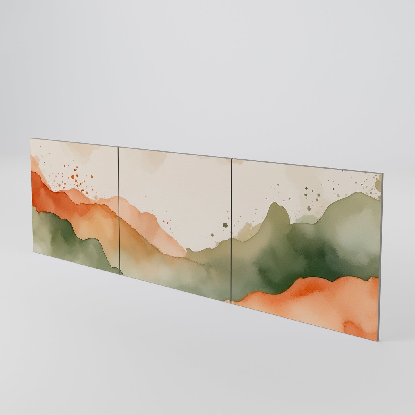 WATERCOLOUR PEAKS Conjunto de 3 Portas para Aparador