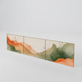WATERCOLOUR PEAKS 3-Piece TV Cabinet Door Set