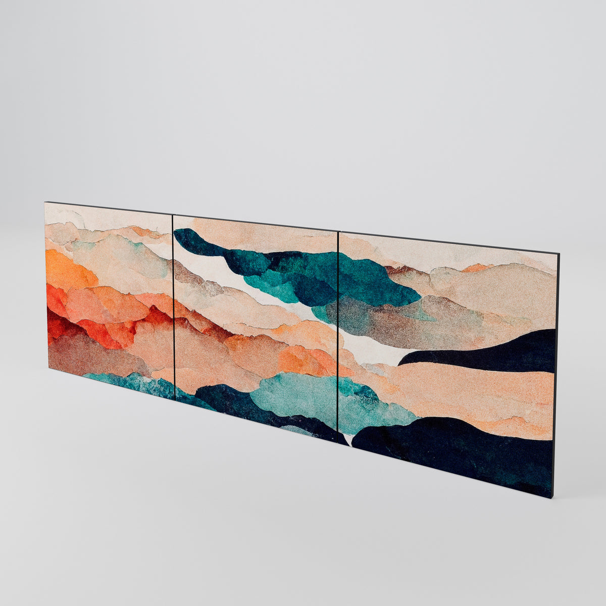 ABSTRACT LANDSCAPE Conjunto de 3 Portas para Aparador