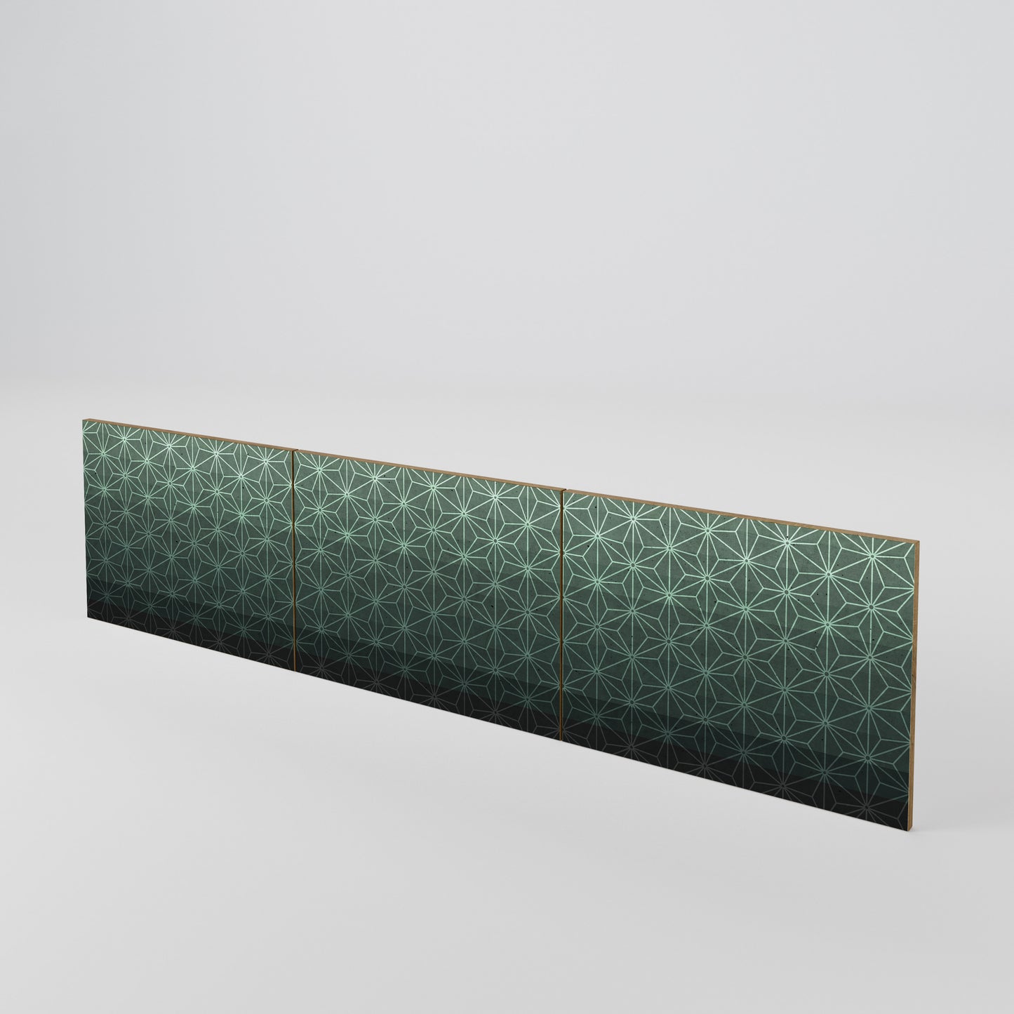 ORNAMENTAL GLIMMER Conjunto de 3 Portas para Móvel de TV