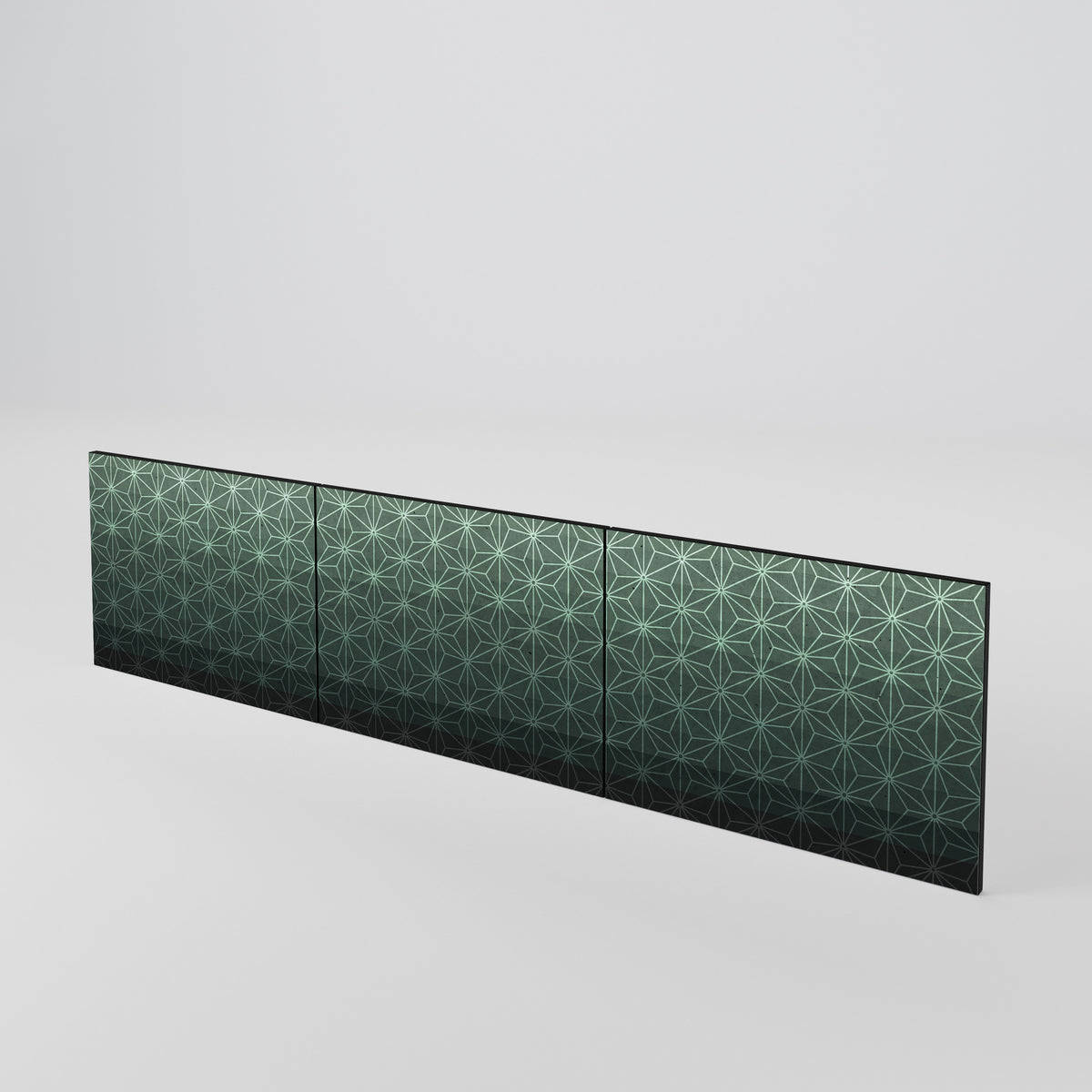 ORNAMENTAL GLIMMER Conjunto de 3 Portas para Móvel de TV